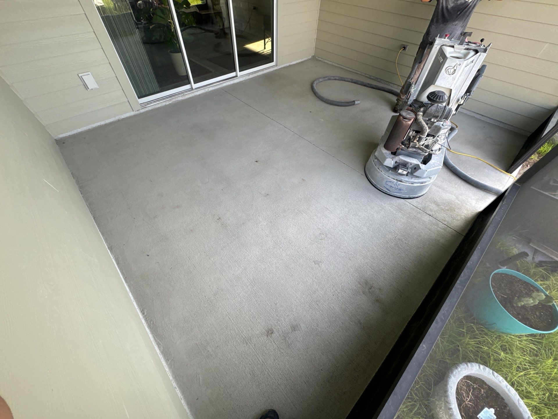 Porches Project in Newberry, FL in Pebble Beach by Cross Creek Concrete Coatings