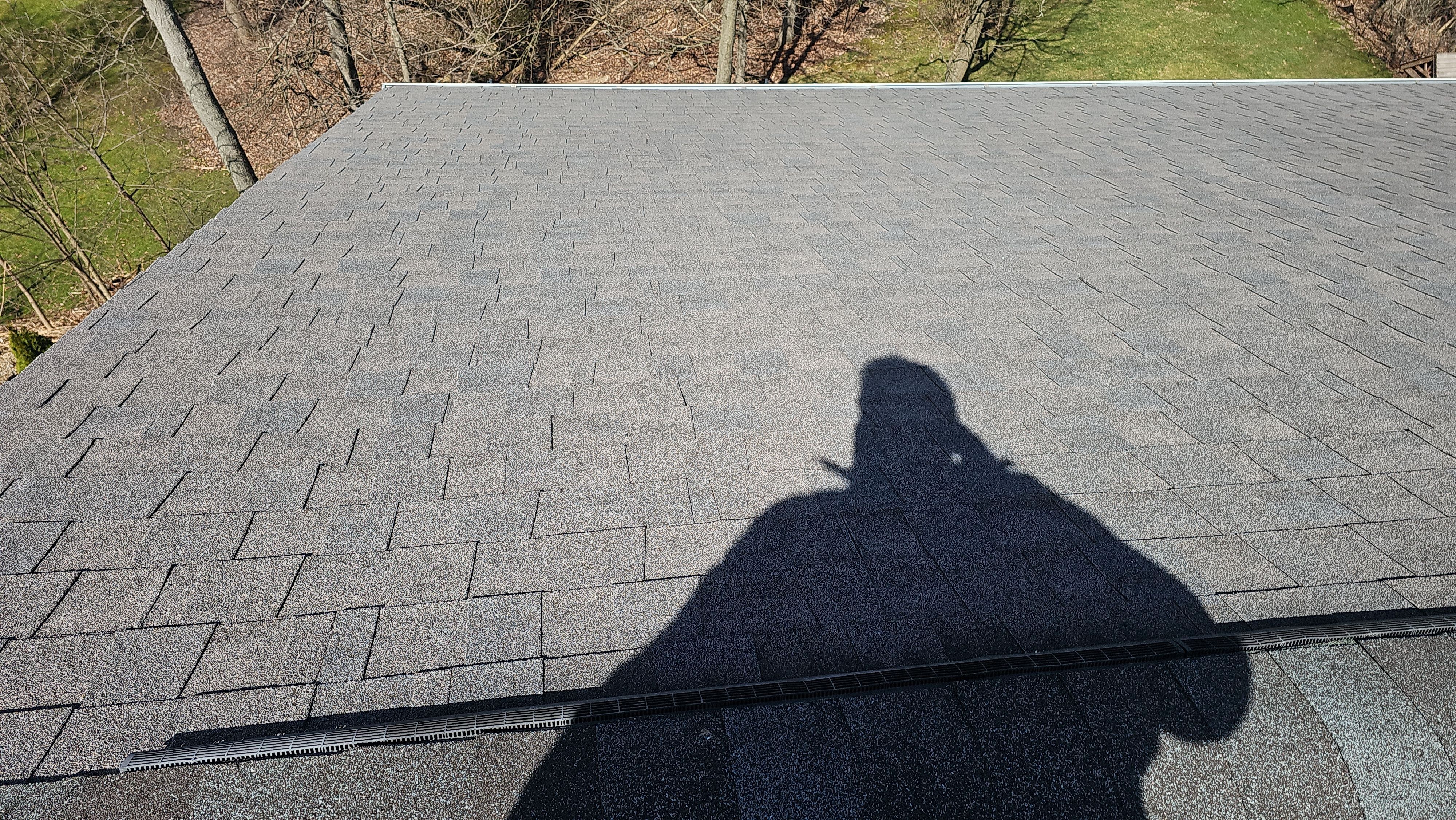 Rebecca N: Atlas Pinnacle, Color, Black Shadow, Drip Edge, Color, White by Eagle Eye Roofing