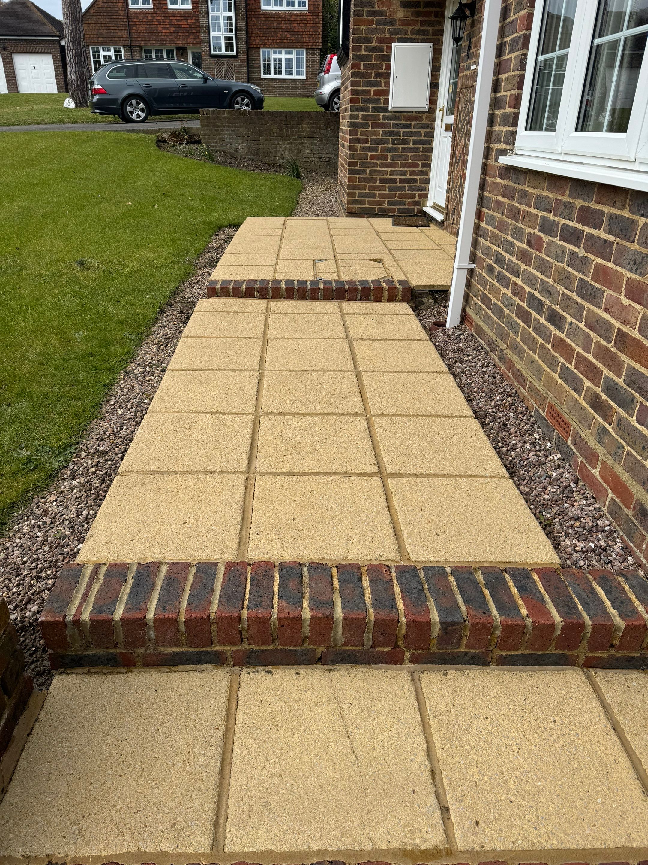Patio Area Spring Clean using honda 21 ltr/min by Ges Exterior Cleaning ltd