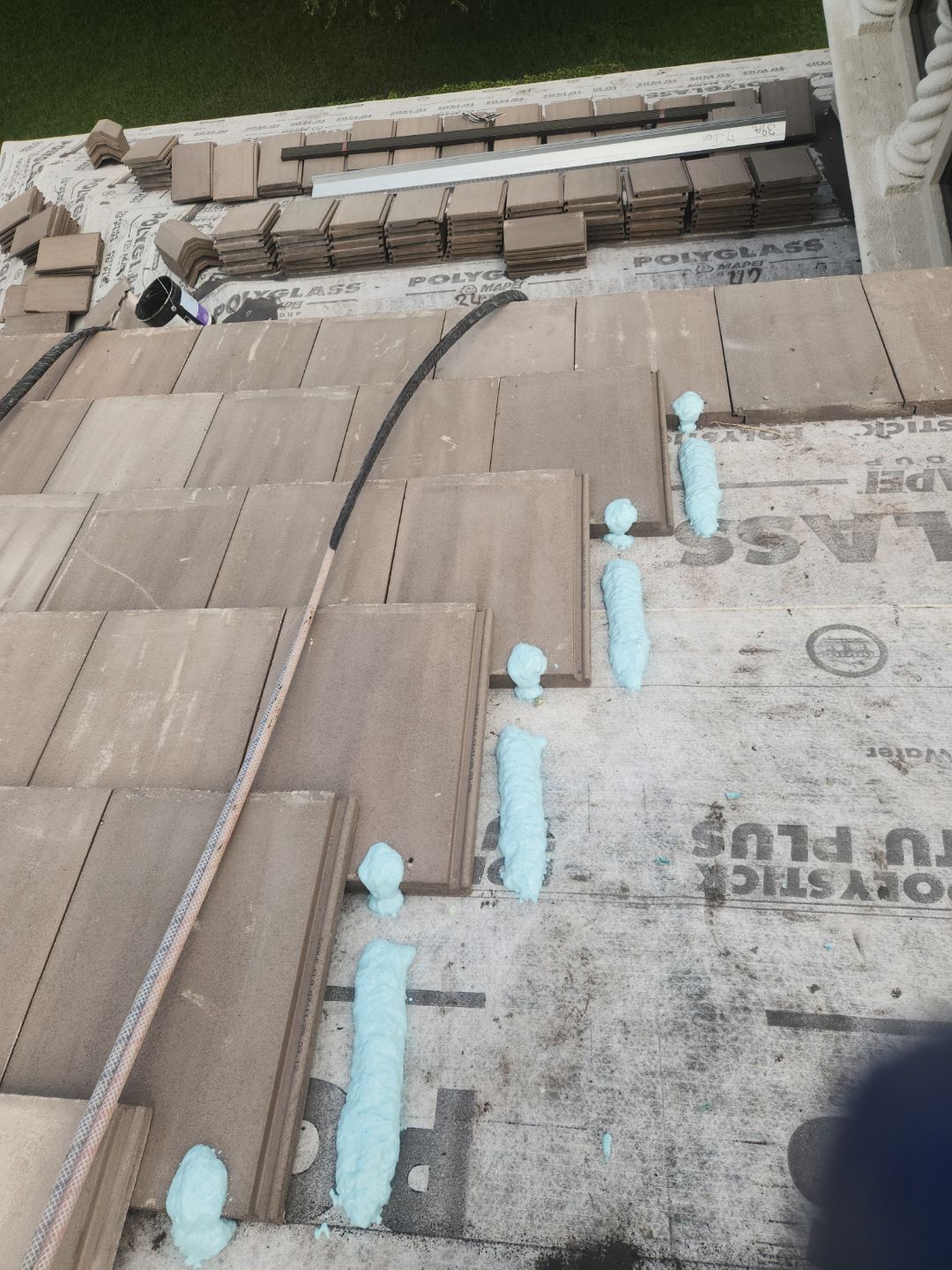 Residential Roofing Installation using Eagle Roofing Tile by BLUES BROTHERS ROOFING