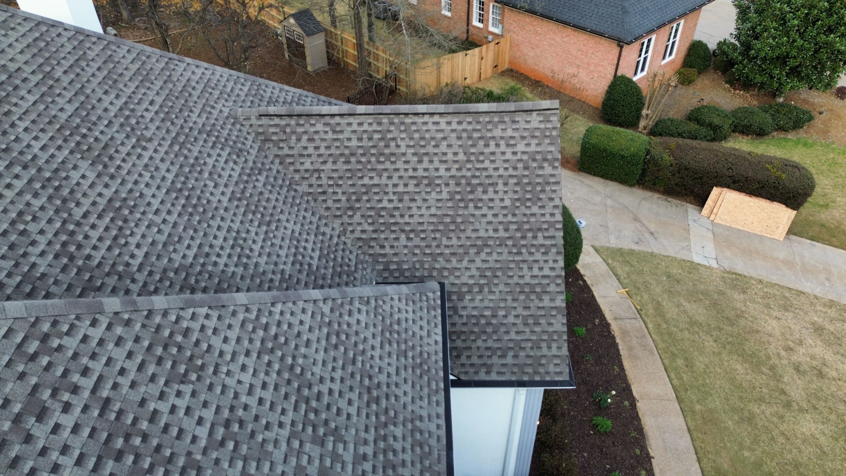 Roswell, GA Roof Replacement, GAF HDZ Weathered Wood by Reset Roofing