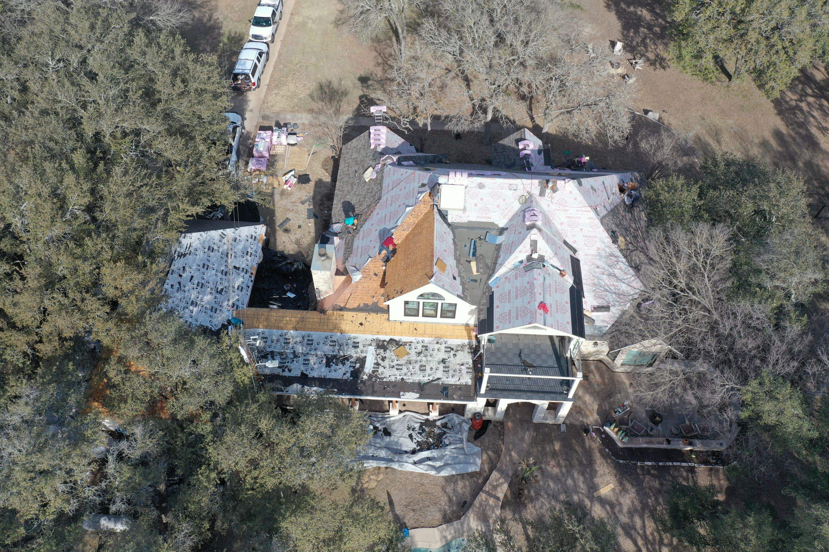 Residential Roof Replacement using Owens Corning Duration by Action Exteriors Austin