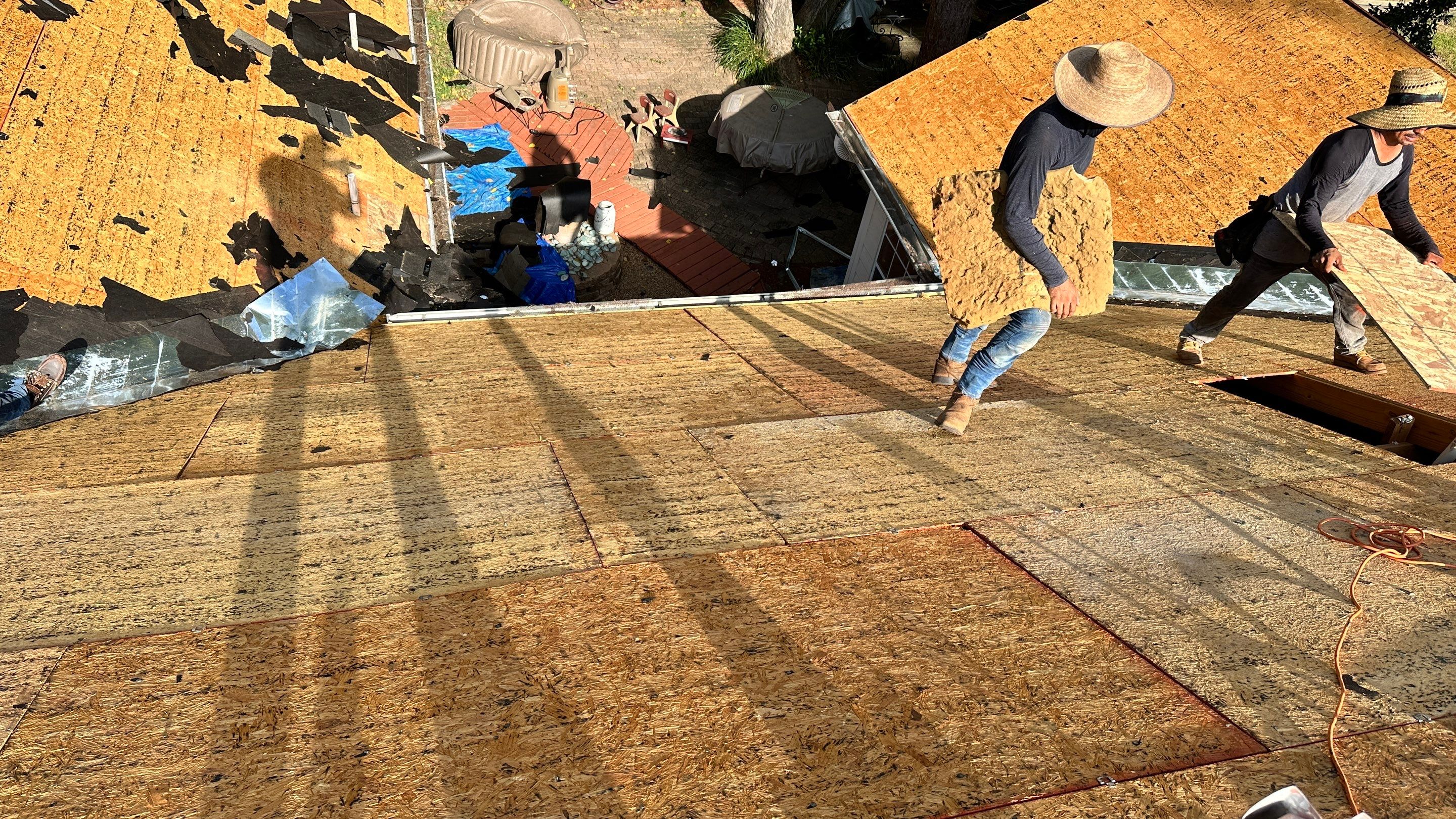 Storm-Damaged Deck Rebuilt & New Roof Installed — Spring, TX by PL Roofing & SB Roofing, LLC.