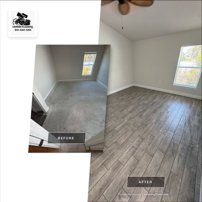 Bedroom Tile Install