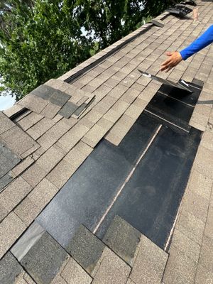 Residential Roofing Repair using Owen's Corning Duration (Lifetime) Shingles