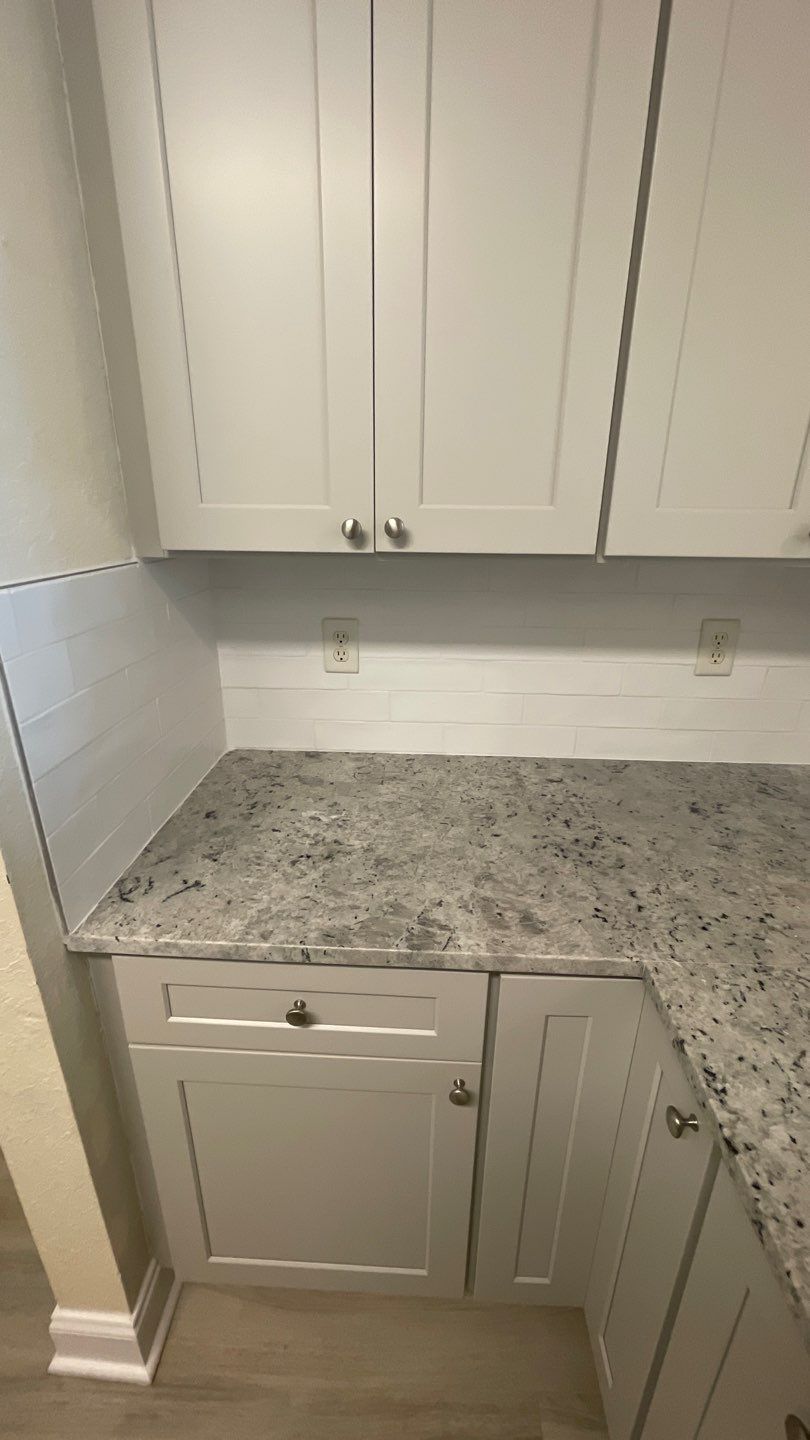Home Remodel using LVP Flooring and Cabinets by HandyMangum