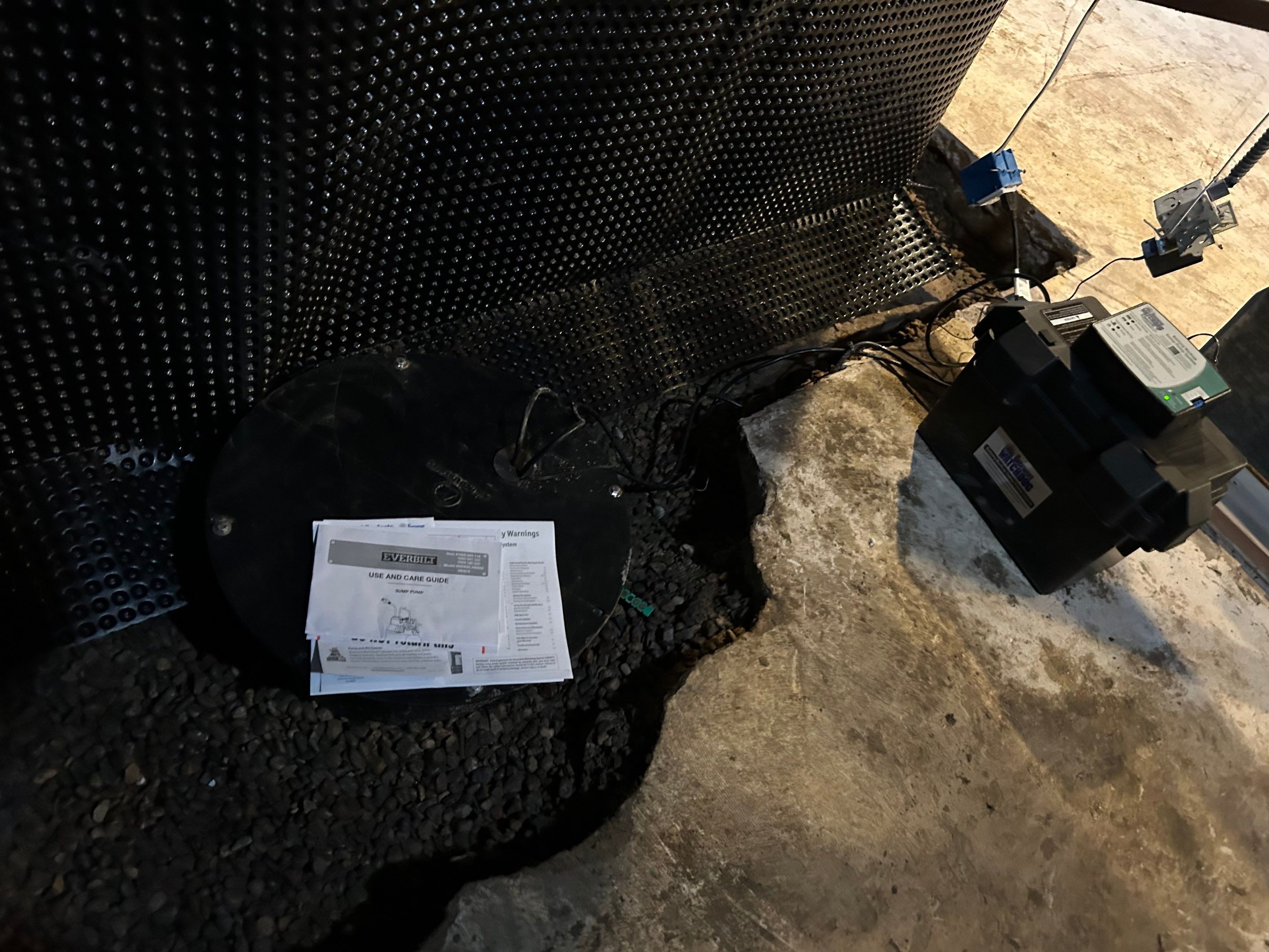 Drain tile for a General Contractor Partner by Waterproofing Northeast