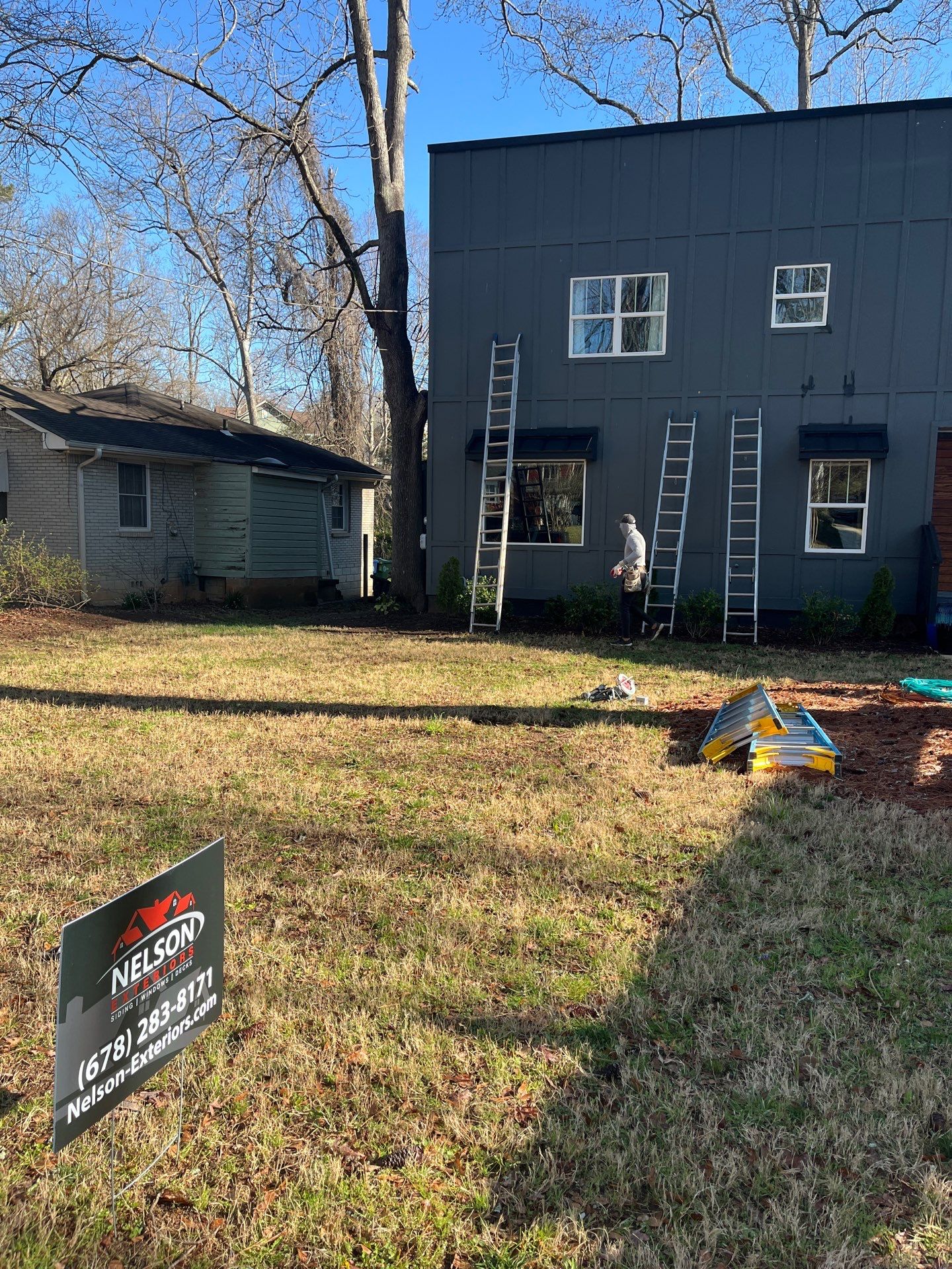 Atlanta, GA Trim Replacement and Exterior Painting by Nelson Exteriors 