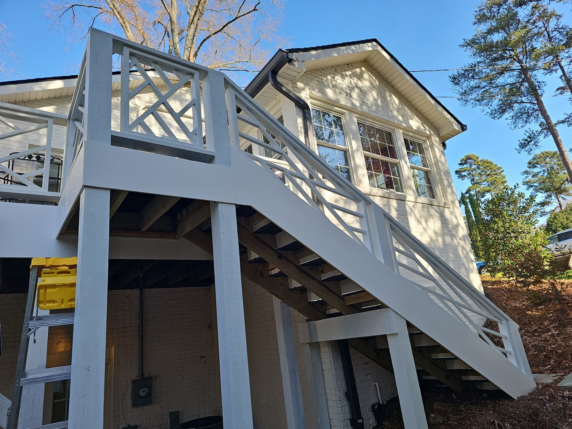 Custom Railings, Deck Support Installation, and Professional Deck Painting by Billy Weatherspoon Contractor