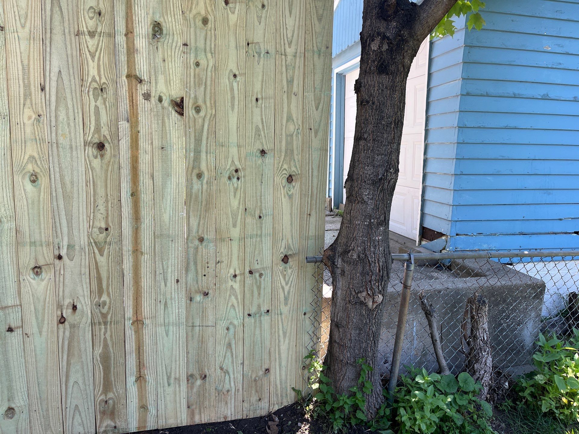 Pressure-Treated Wood Privacy Fence Installation in Cedar Falls by Perfect Picket Fence and Stain