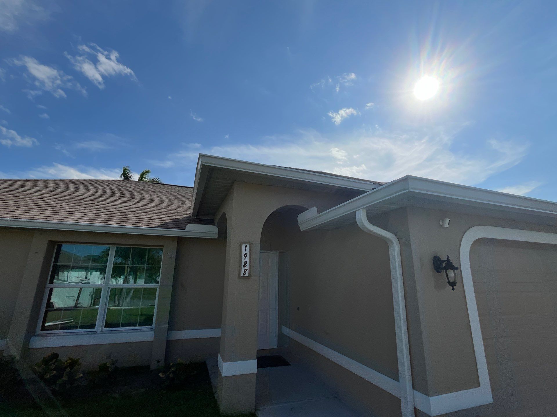 Downspout Extensions for Cape Coral Homes  by Gutter Professors