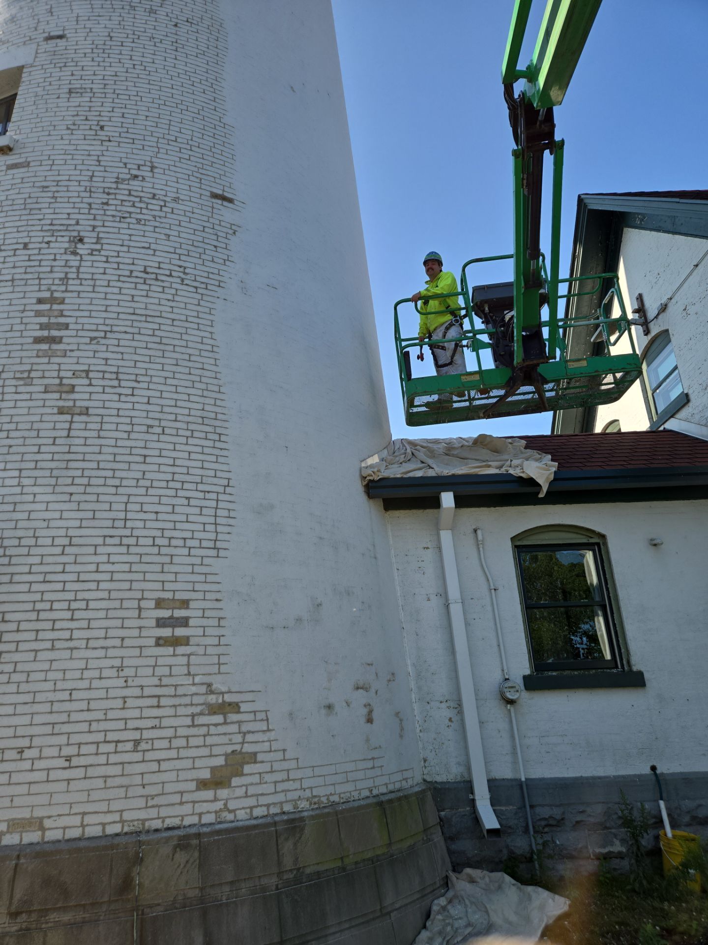 Wind Point Lighthouse Repaint by Blair Commercial Painting, LLC