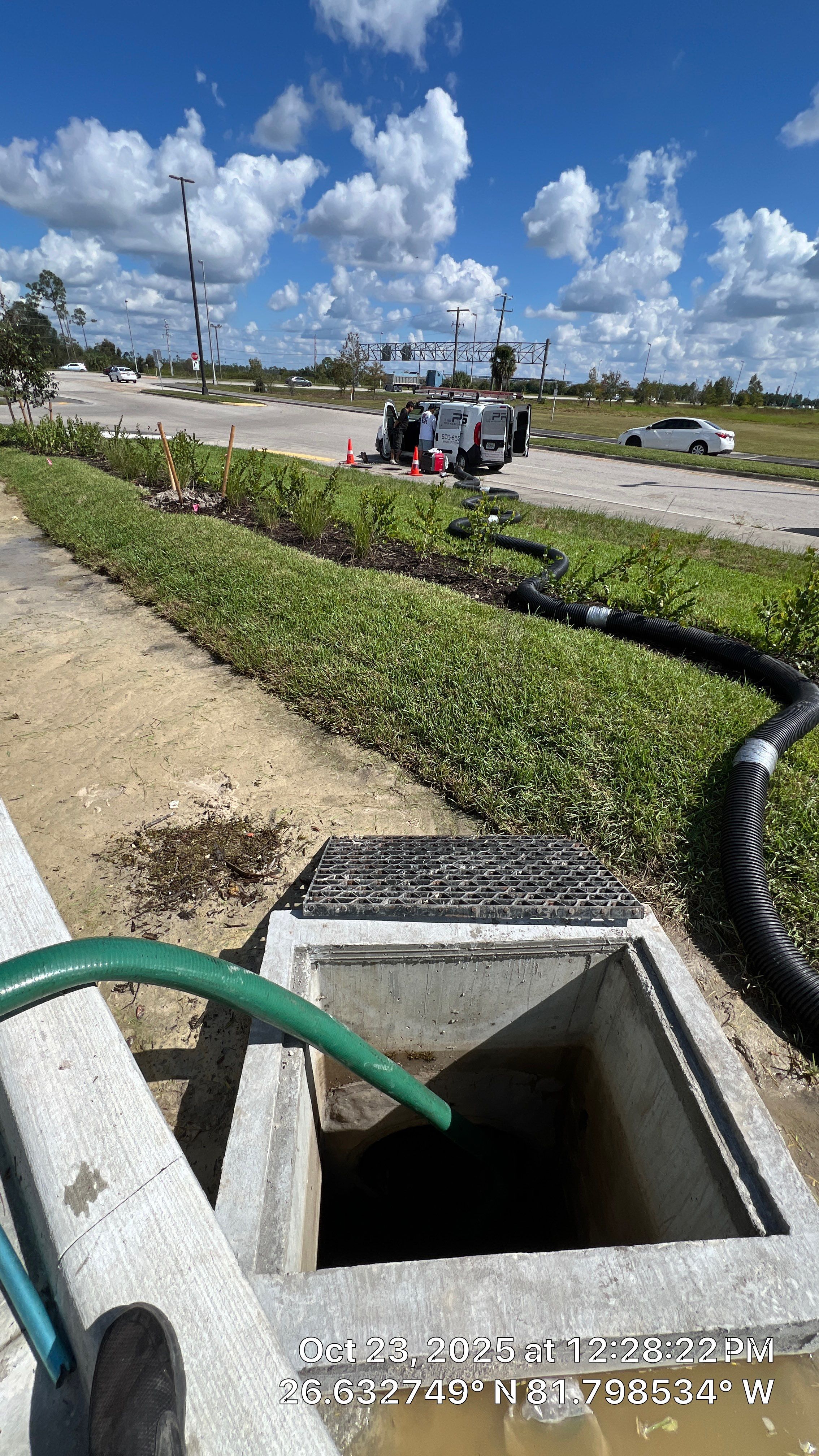 Coffee Rush Fort Myers with PRS by Don Mar, Inc. Storm Water Solutions