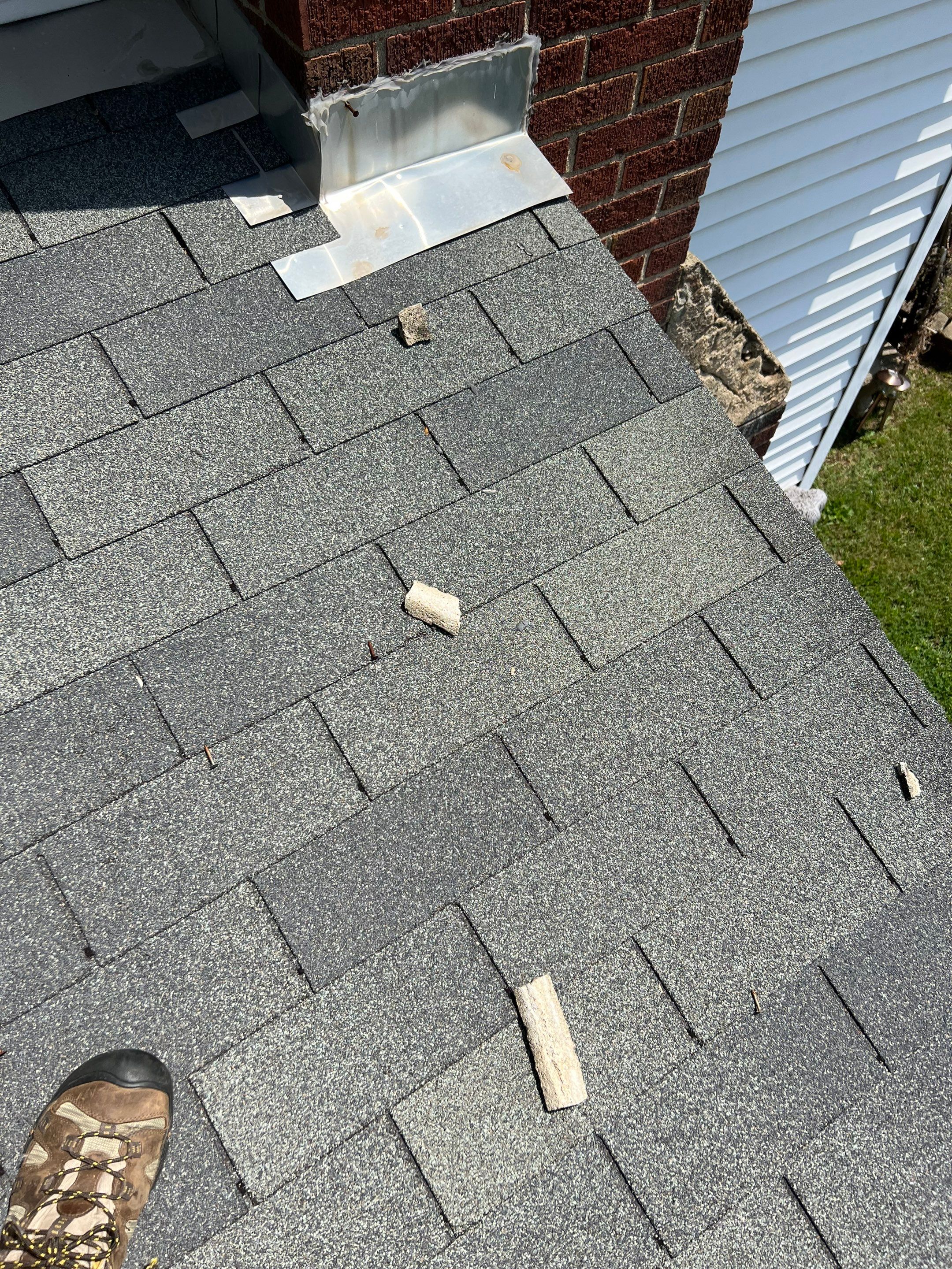 Residential Roofing Installation using Certainteed Landmark Shingles Moire Black Color by Secure Construction Company Inc