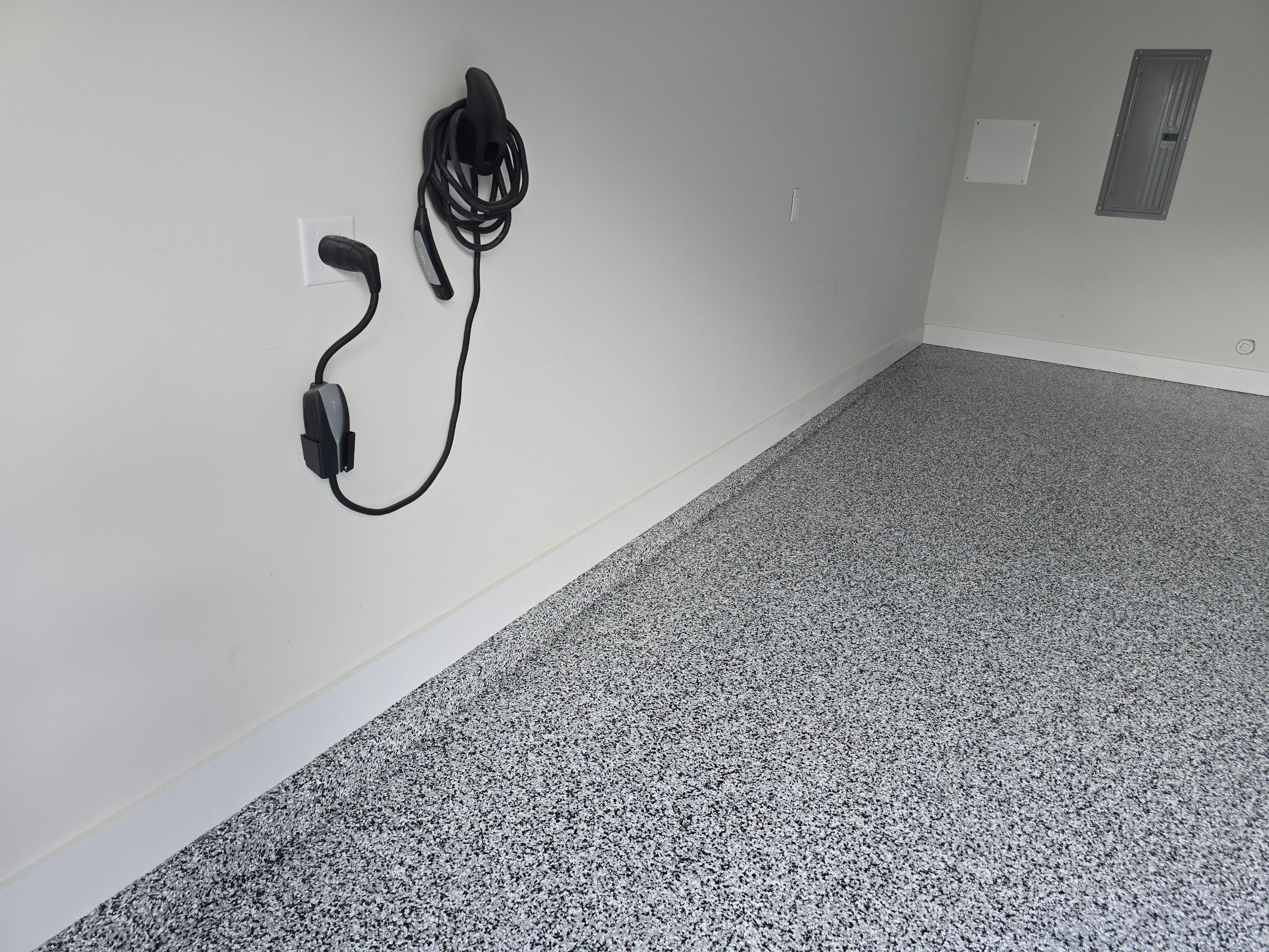 Garage using Domino by Elite Floor Solutions