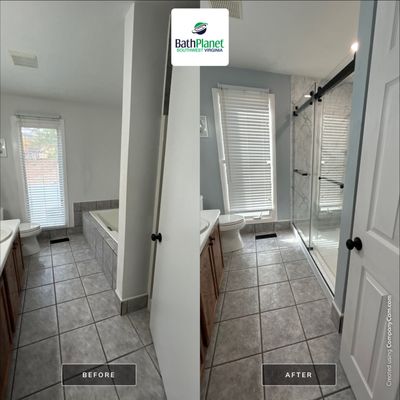 Extra Large Shower