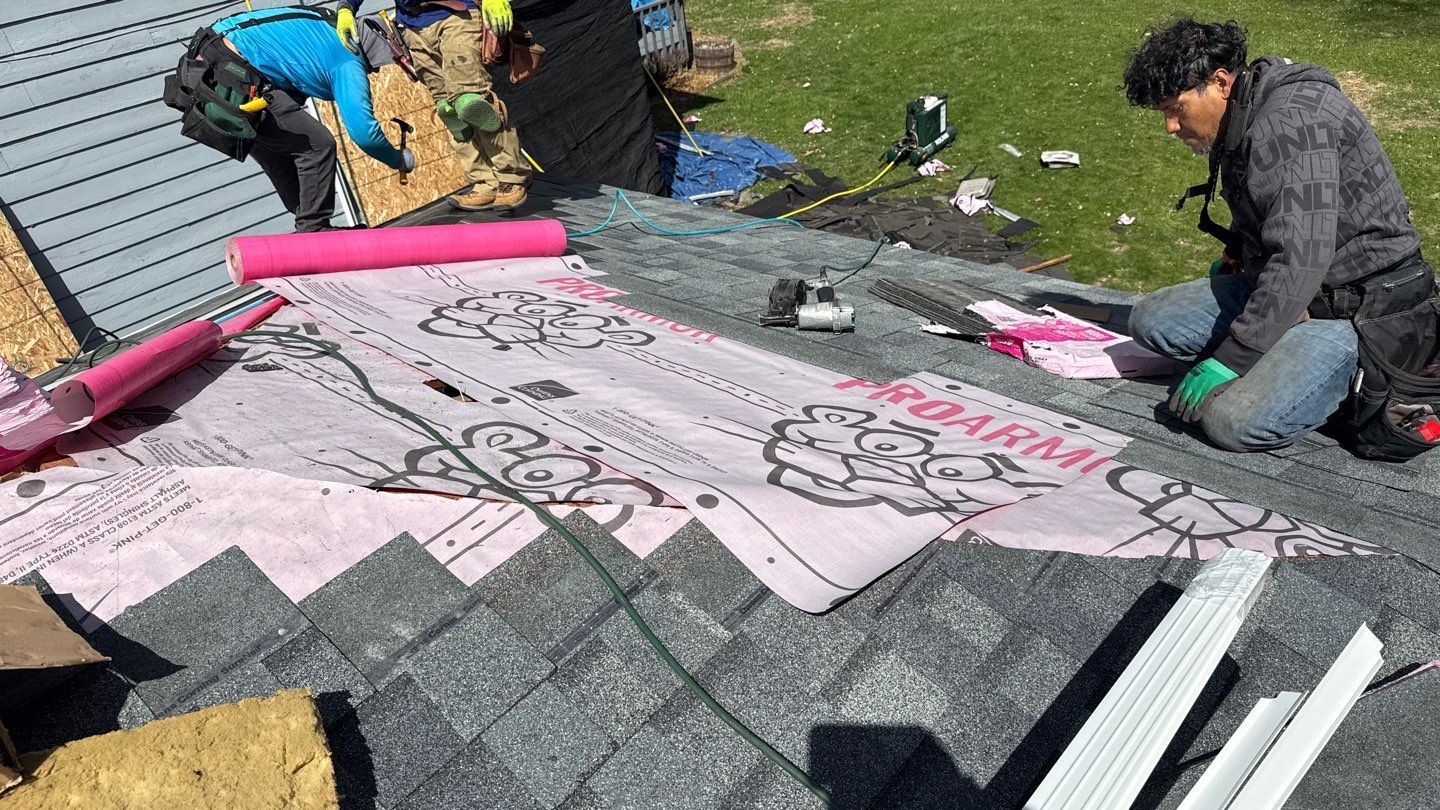 Roof Replacement using Owens Corning Estate Gray by 180 Contractors