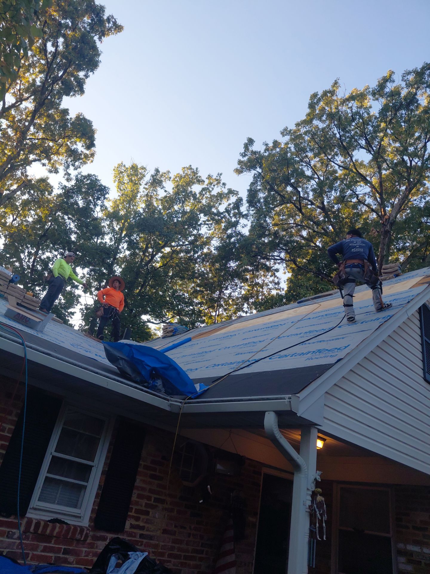 Falls Church: Residential Roof Replacement with CertainTeed Landmark in Moire Black  by RM Banning, Inc.