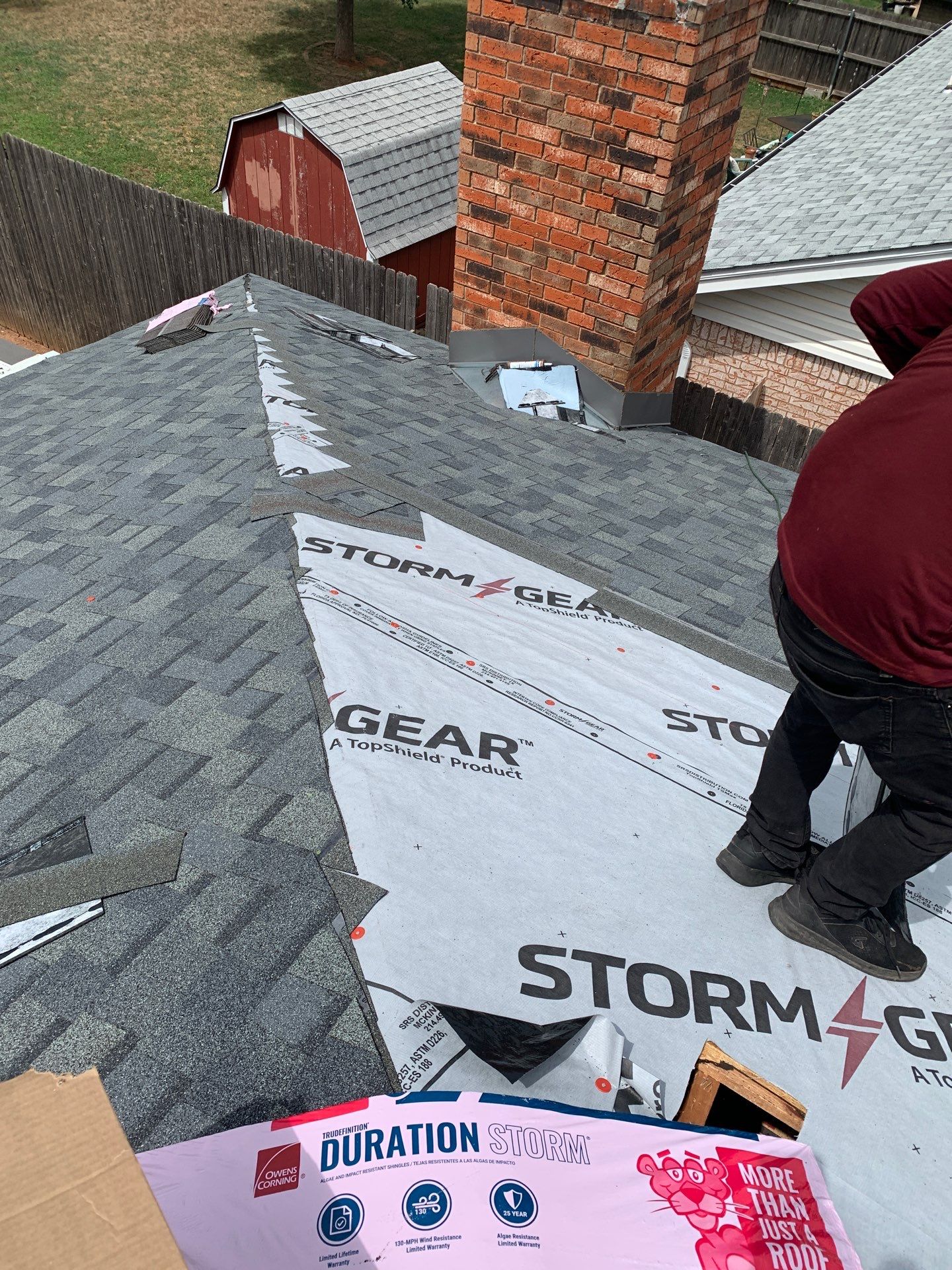 Residential Roofing Installation using Owens Corning by Castillo Roofing
