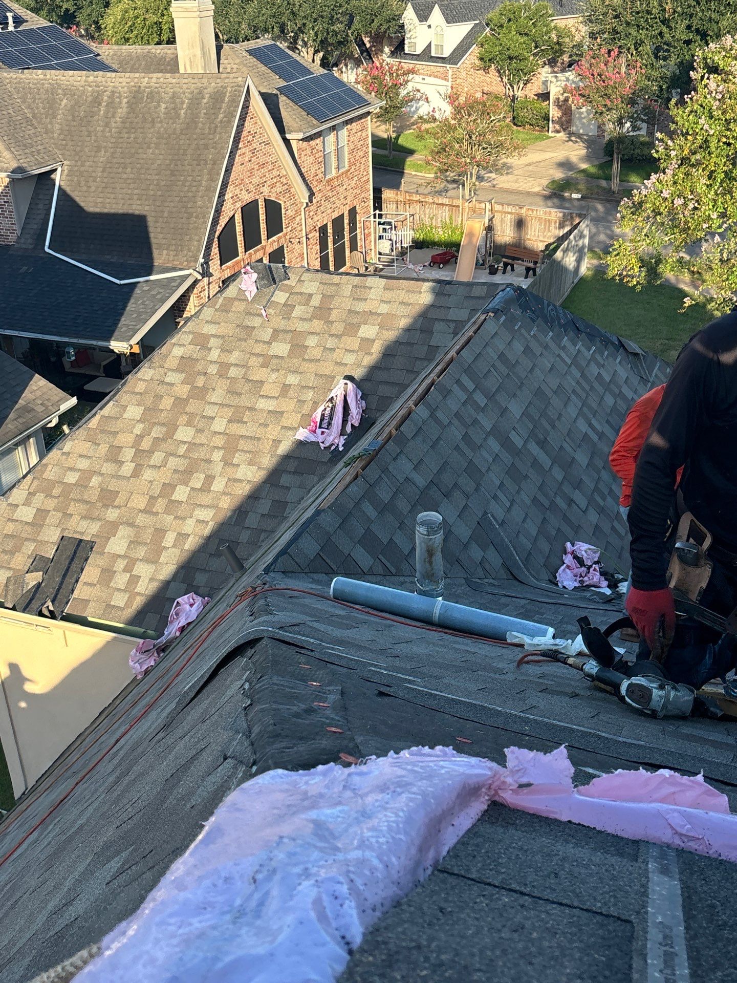 Residential Roofing Installation using Owen's Corning Duration (Lifetime) Shingles by Roof Repair Company