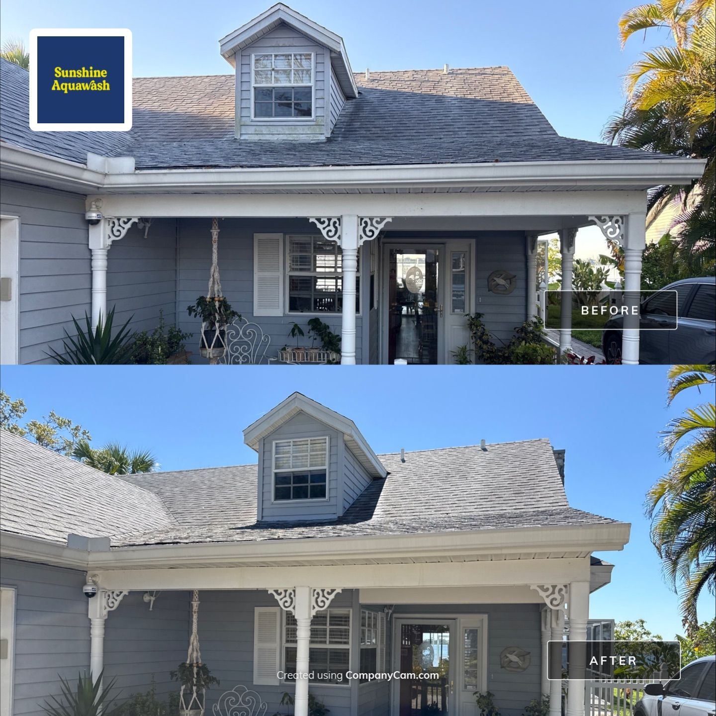 🏡 From Green to Clean! 🌊 Epic House & Pool Cage Cleaning on the Manatee River | Ellenton, FL 💦 by Sunshine AquaWash