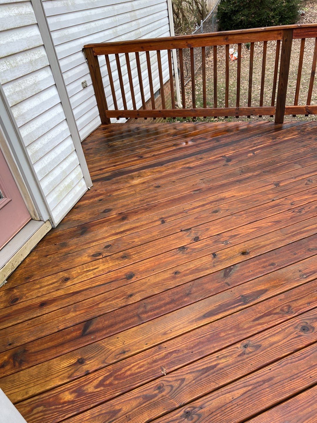 Coated Deck using Wood Sealant by DuraSeal