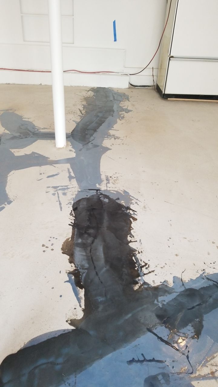Garage Floor in Domino by Spectrum Painting, LLC