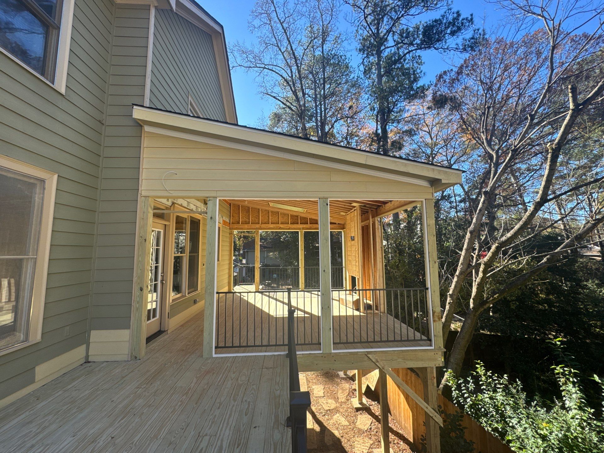 Atlanta Multi-Level Deck and Custom Screened-In Porch Addition by Swift Home Renovations