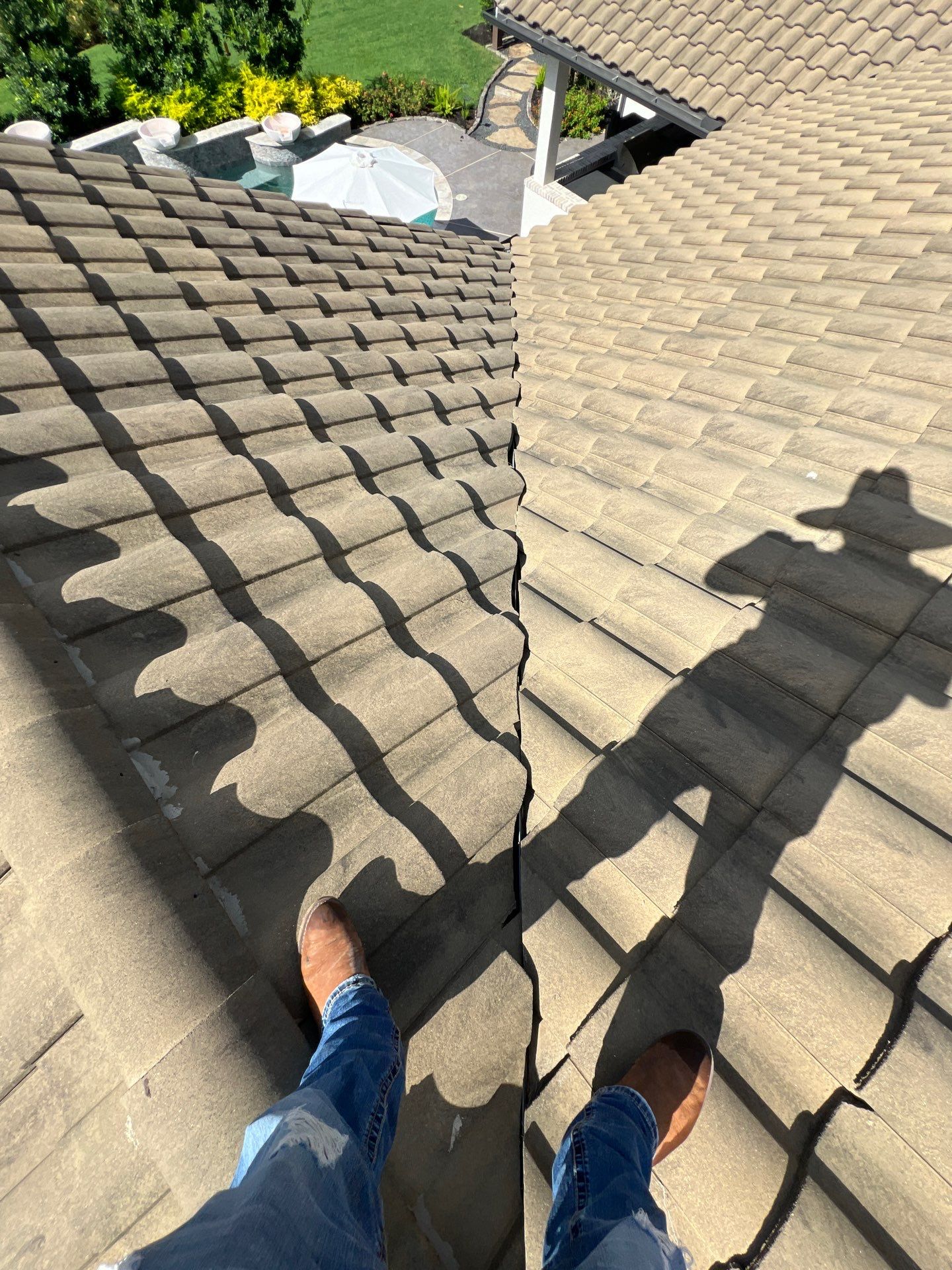 Residential Roofing Repair using tile by Roof Repair Company