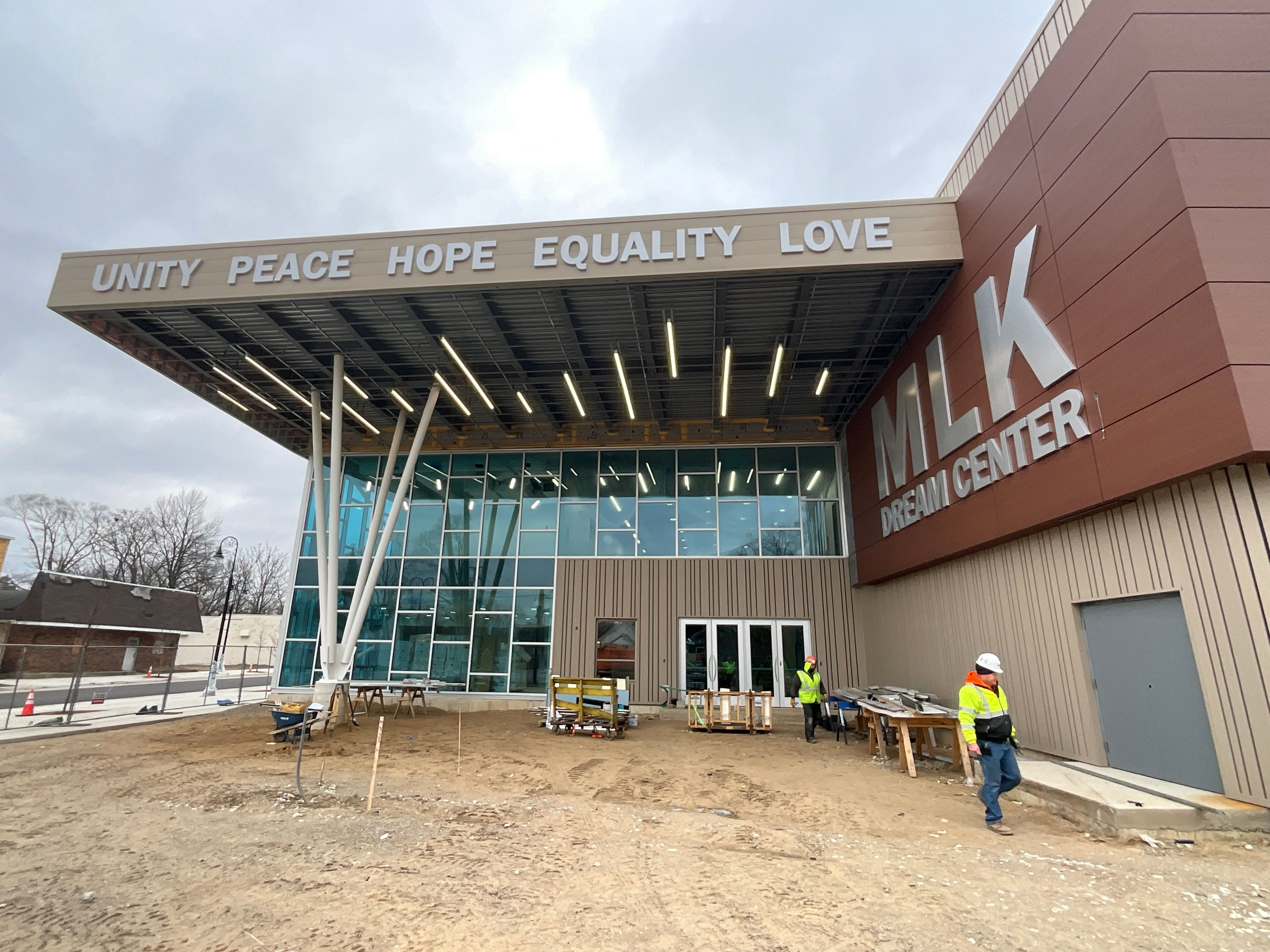 Community Center Facility Upgrades and Custom Monument Sign Installation by Hayes Design co