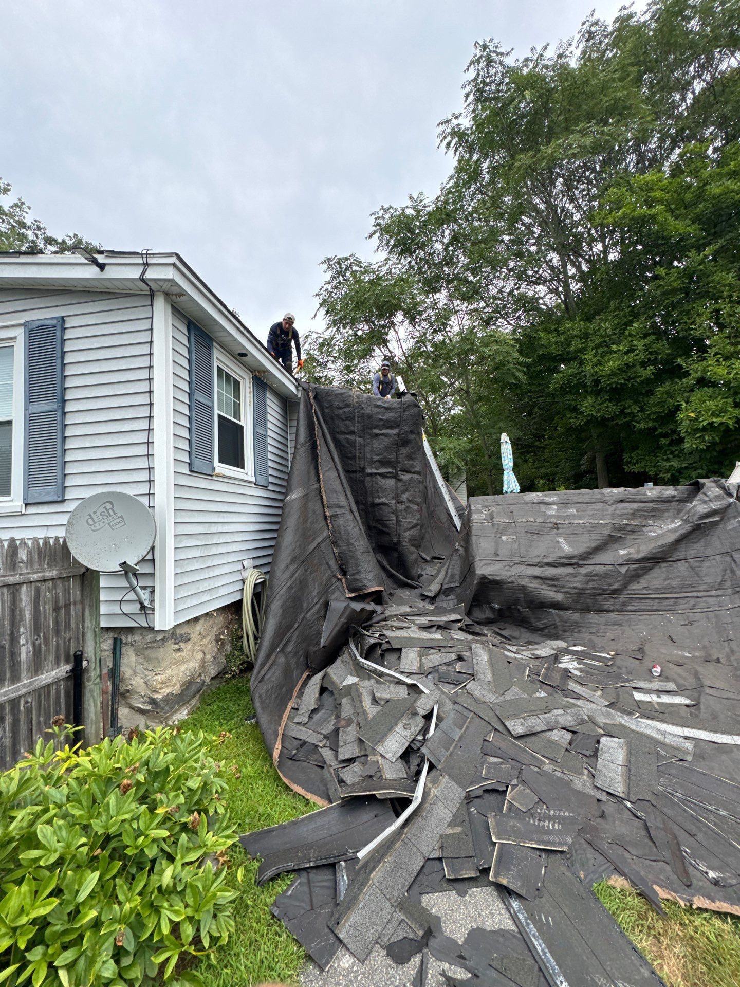 Roof Replacement & EPDM Flat Roof Installation, Billerica, MA by Mighty Dog Roofing of Greater Middlesex County
