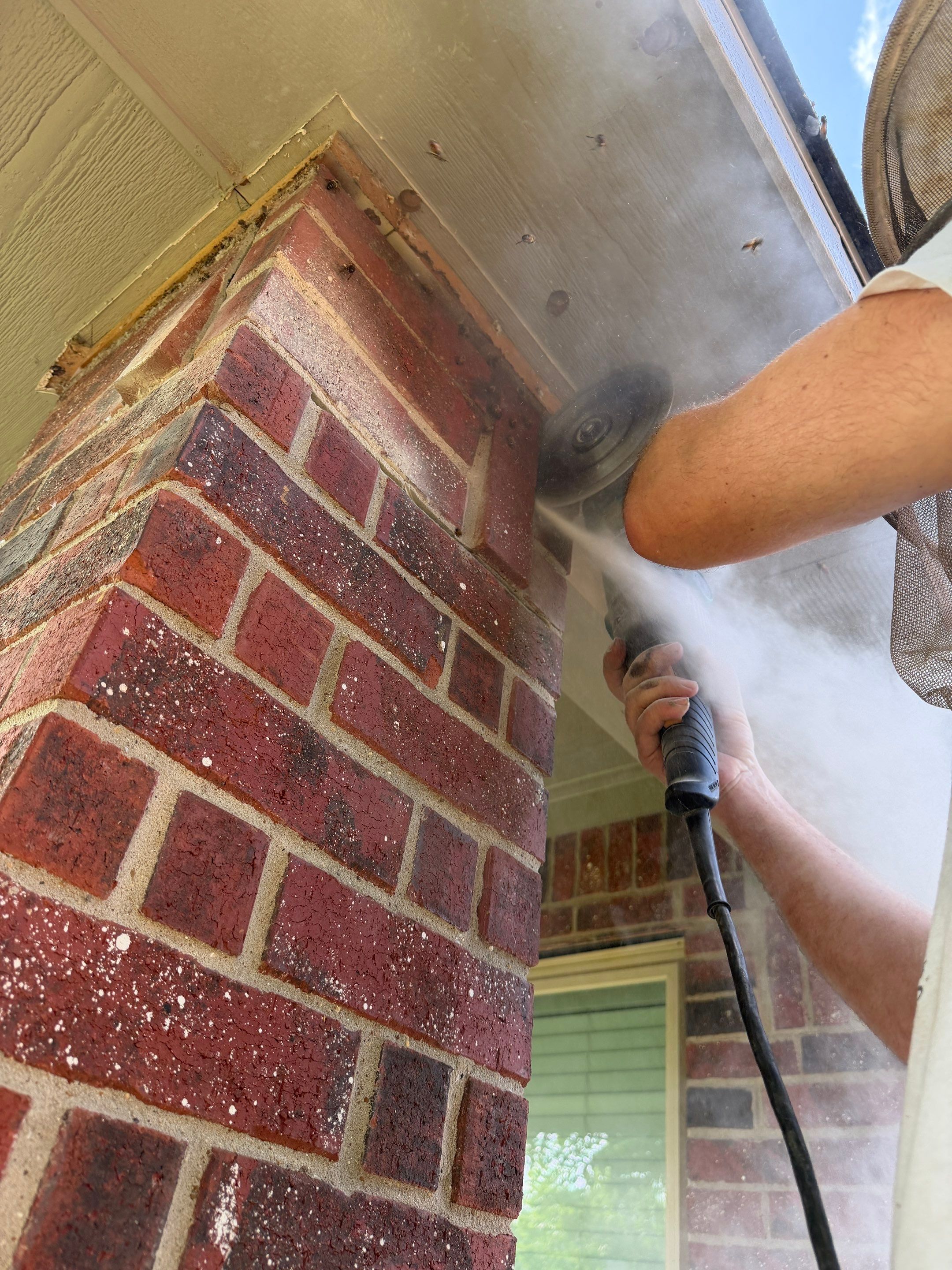 Brick Column by Rockwall Honey Bee Company