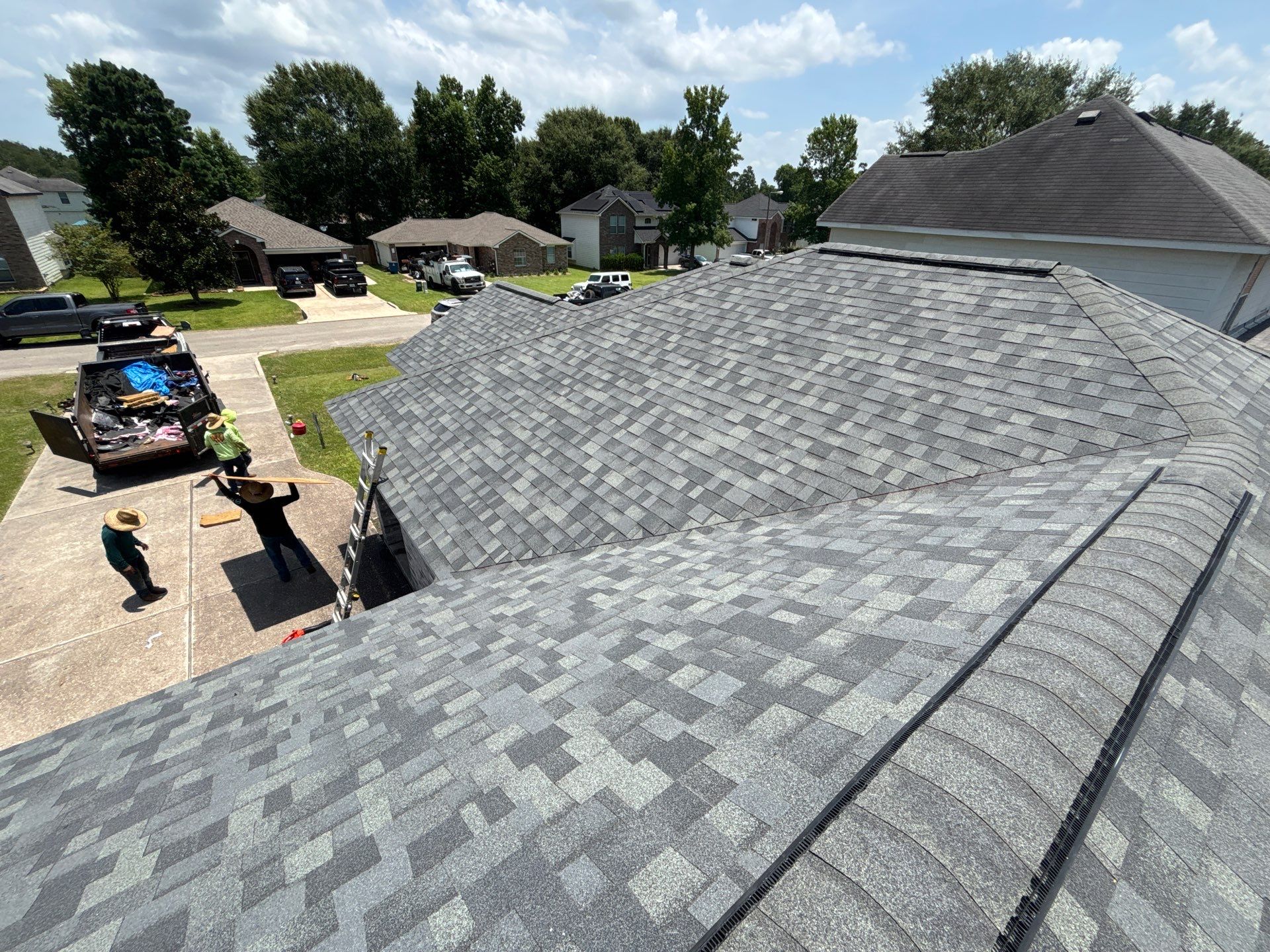 Owens Corning Duration Shingle Roof Replacement in Willis, Texas by Abbott Roofing Company