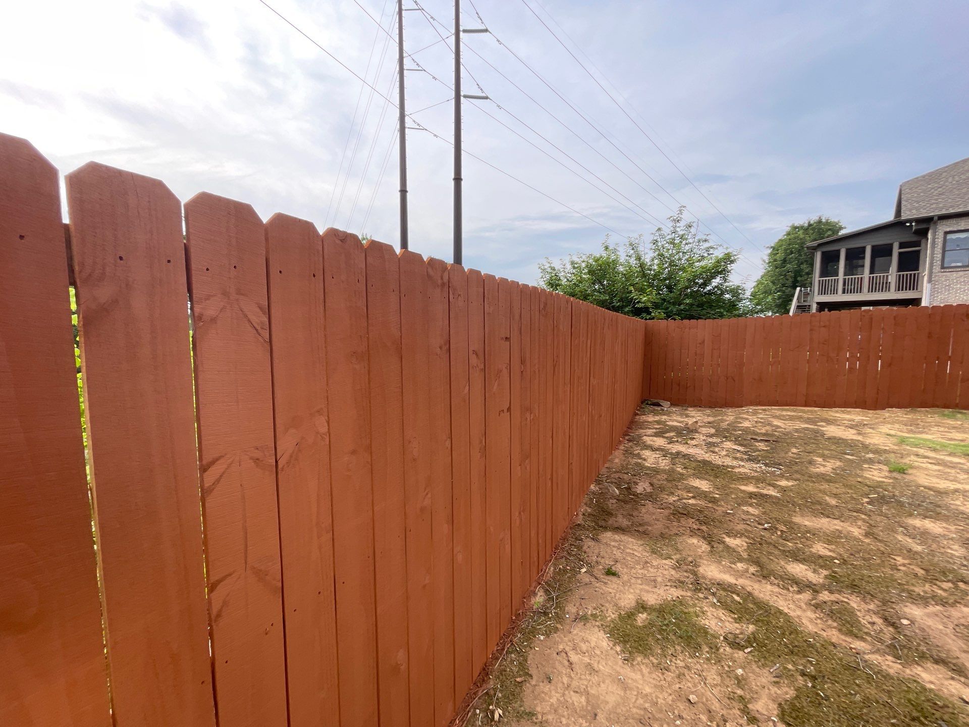 Lake Crest - Fence by Pillar and Pine