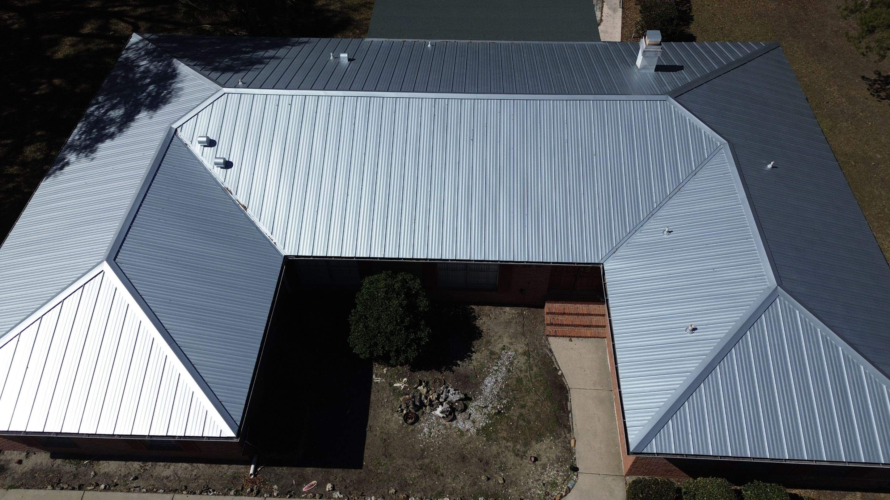 Metal reroof in Gainesville, FL by Brehm Roofing