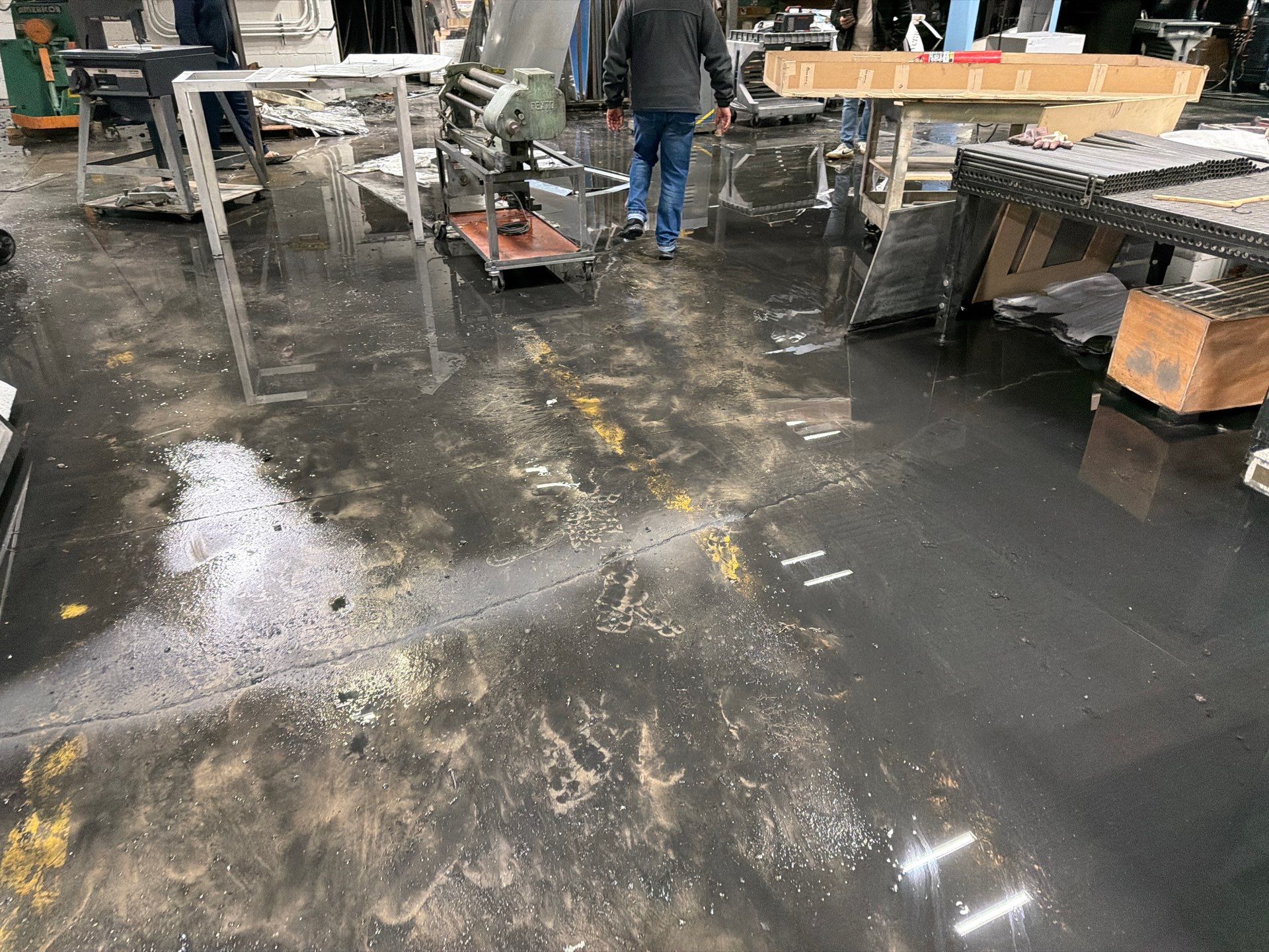 Industrial Warehouse Fire Damage Cleaning and Spray Sealing in Islandia by EMS Restoration Corp