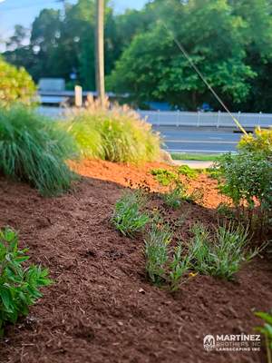 Mulching in Durham by Martinez Brother’s Nc Landscaping Inc