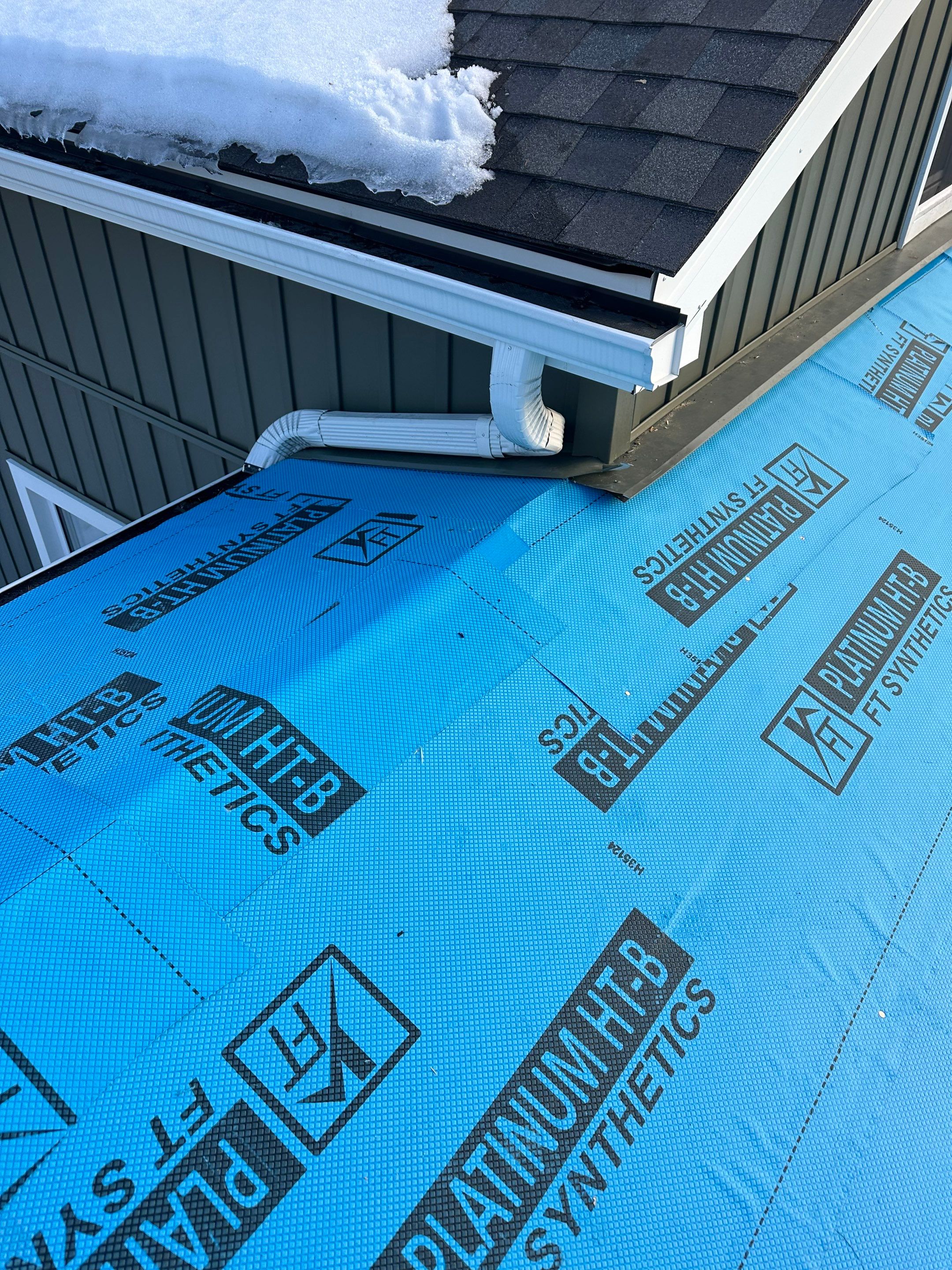 Project in Hamilton by The Roofing Crew
