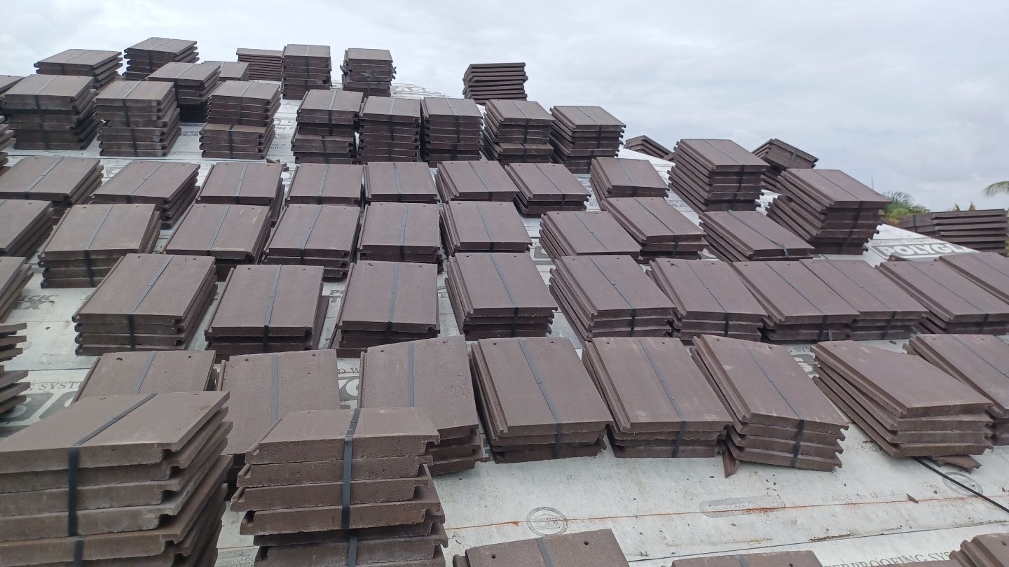 Residential Roofing Installation using Eagle Roofing Tile by BLUES BROTHERS ROOFING