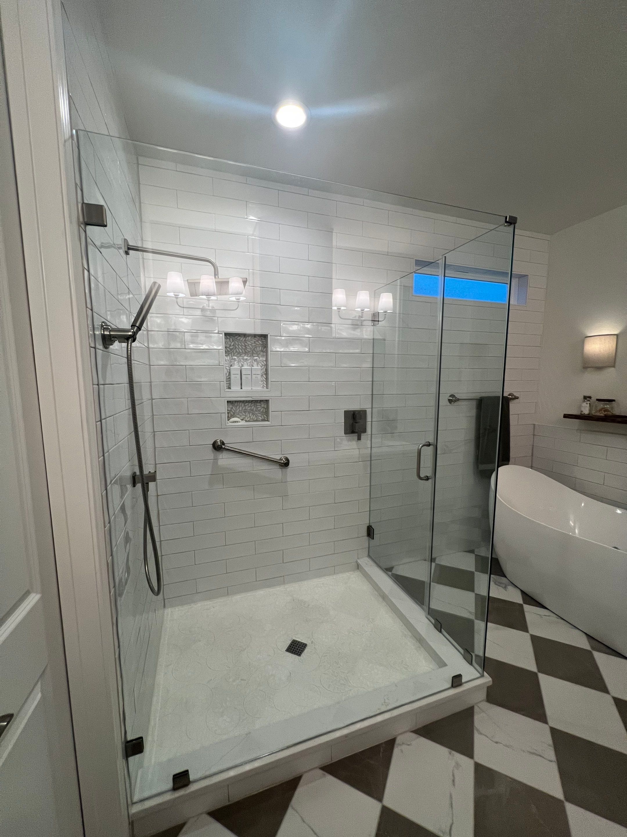 San Antonio Del Webb Bathroom Remodel Featuring Luxury Walk-In Shower and Freestanding Tub by Legacy Bath and Kitchen