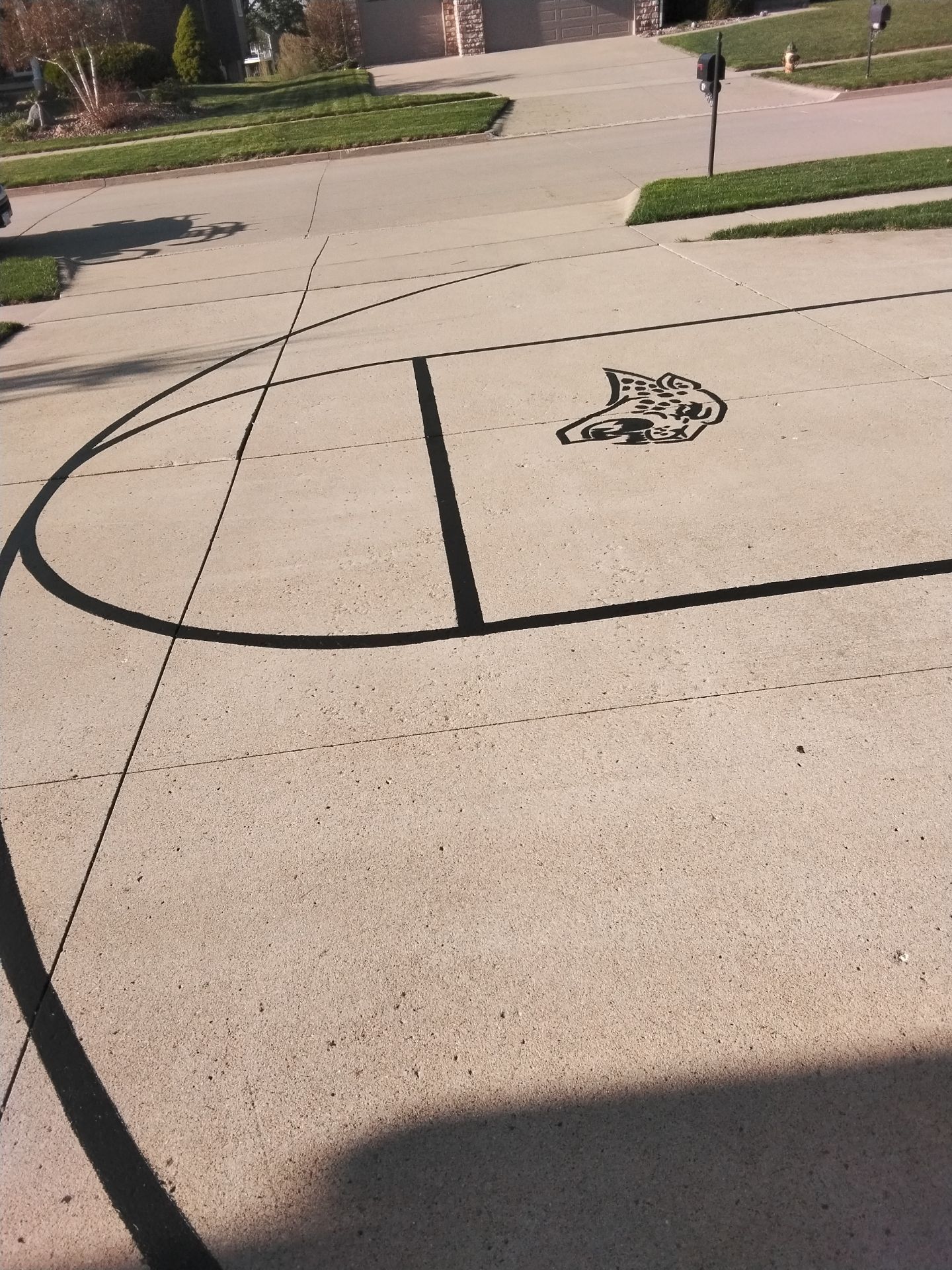 Power Wash, Touch Up Paint & seal concrete basketball court  by Midwest Paint LLC