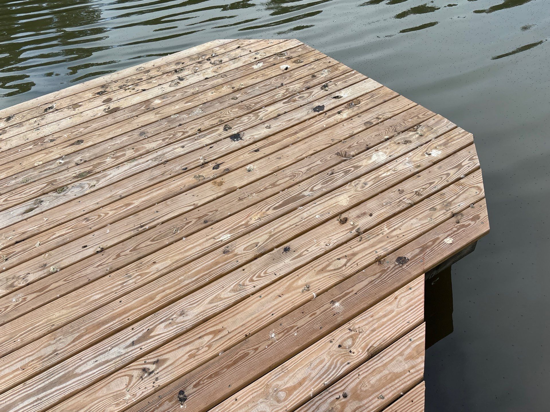 Wood Dock using Wood Stain by DuraSeal