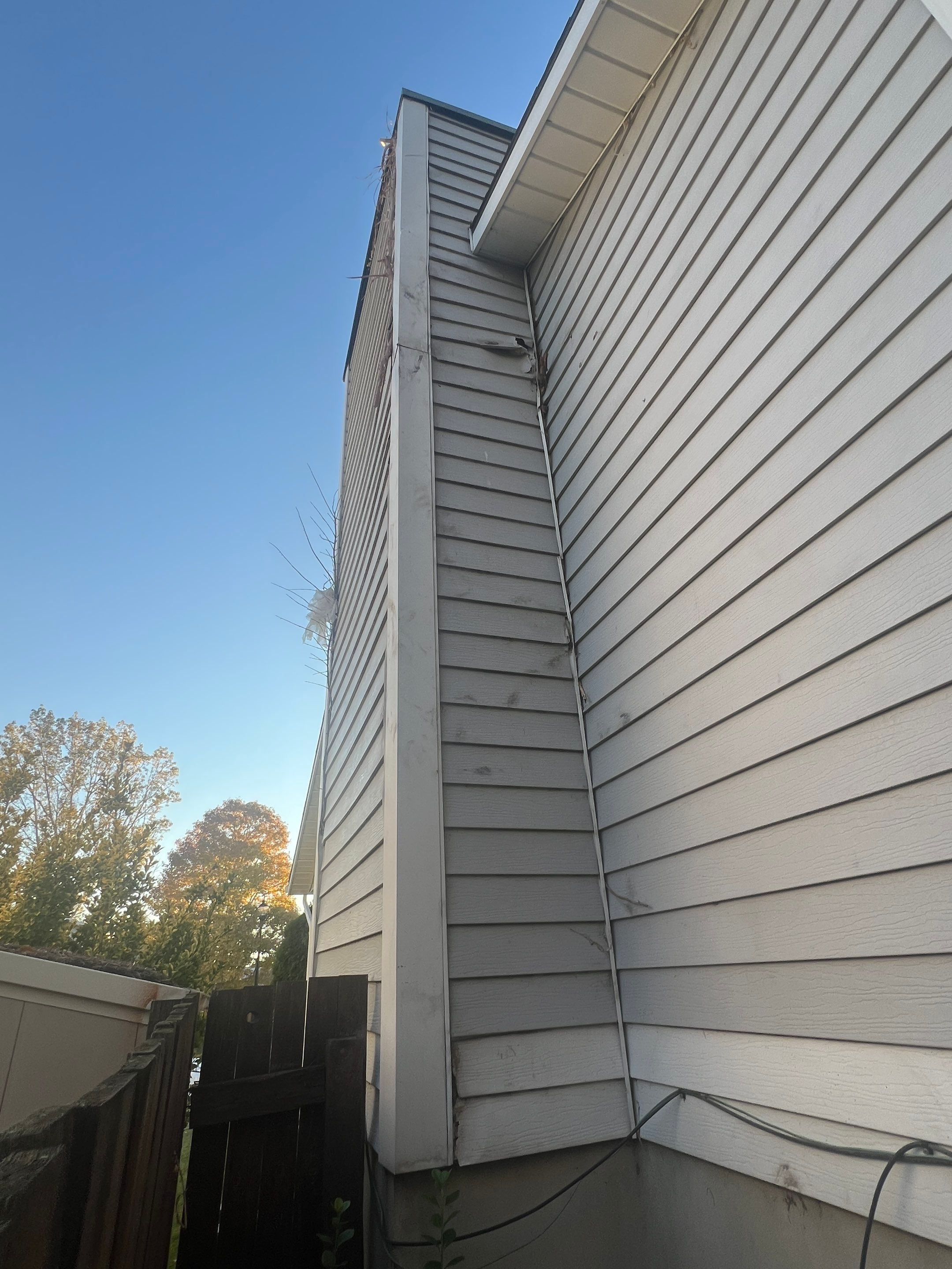 West Jordan | Aluminum Demo & Chimney Siding Upgrade | Silver Grey by Ideal Siding Utah