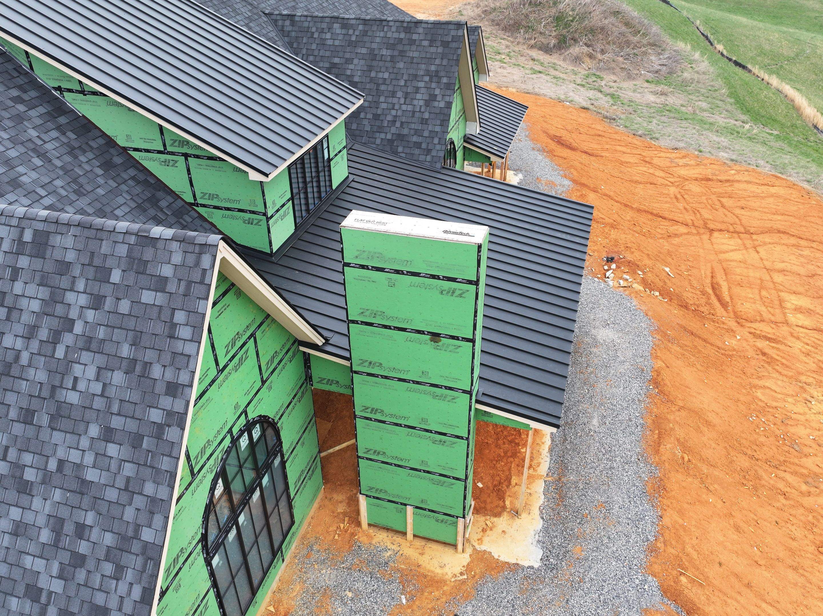 Lake Road New Construction - Belmont by Omnia Roofing