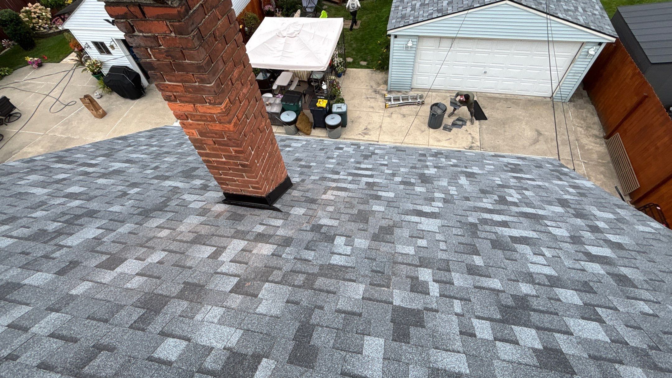 Roof Replacement using Owens Corning Slatestone Gray by 180 Contractors