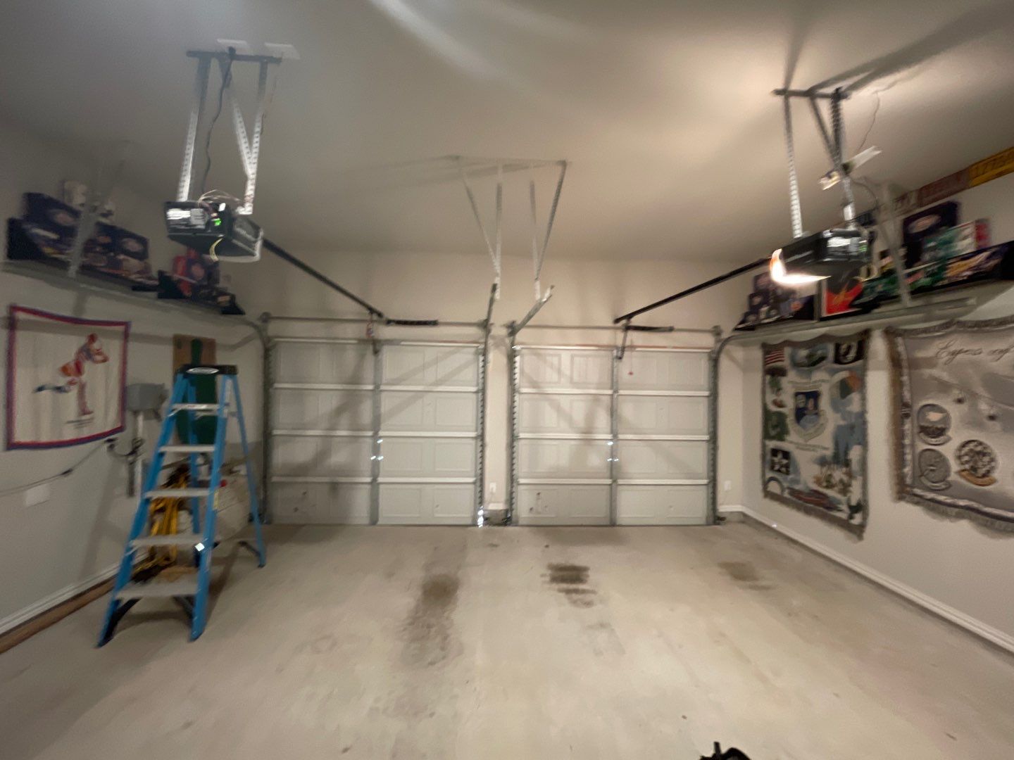 Converting 2 Garage Doors into 1 Big Garage Door using Clopay Insulated Garage Door. LiftMaster Residential Jack Shaft Opener by Meadows Garage Doors