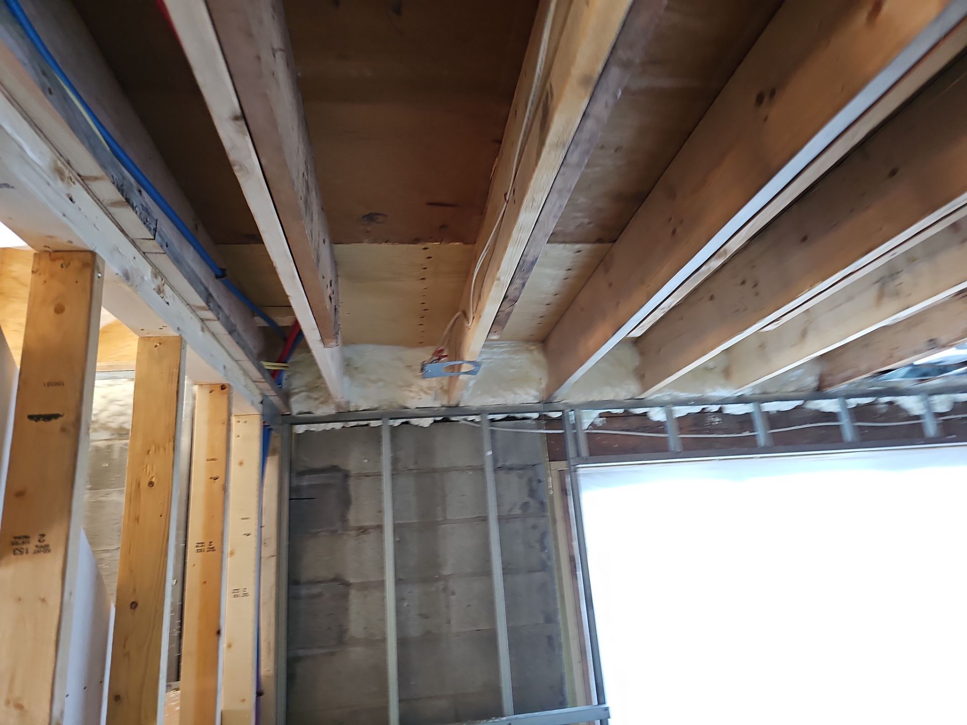Basement Exterior Walls using Closed Cell Spray Foam by NYS Foam & Energy