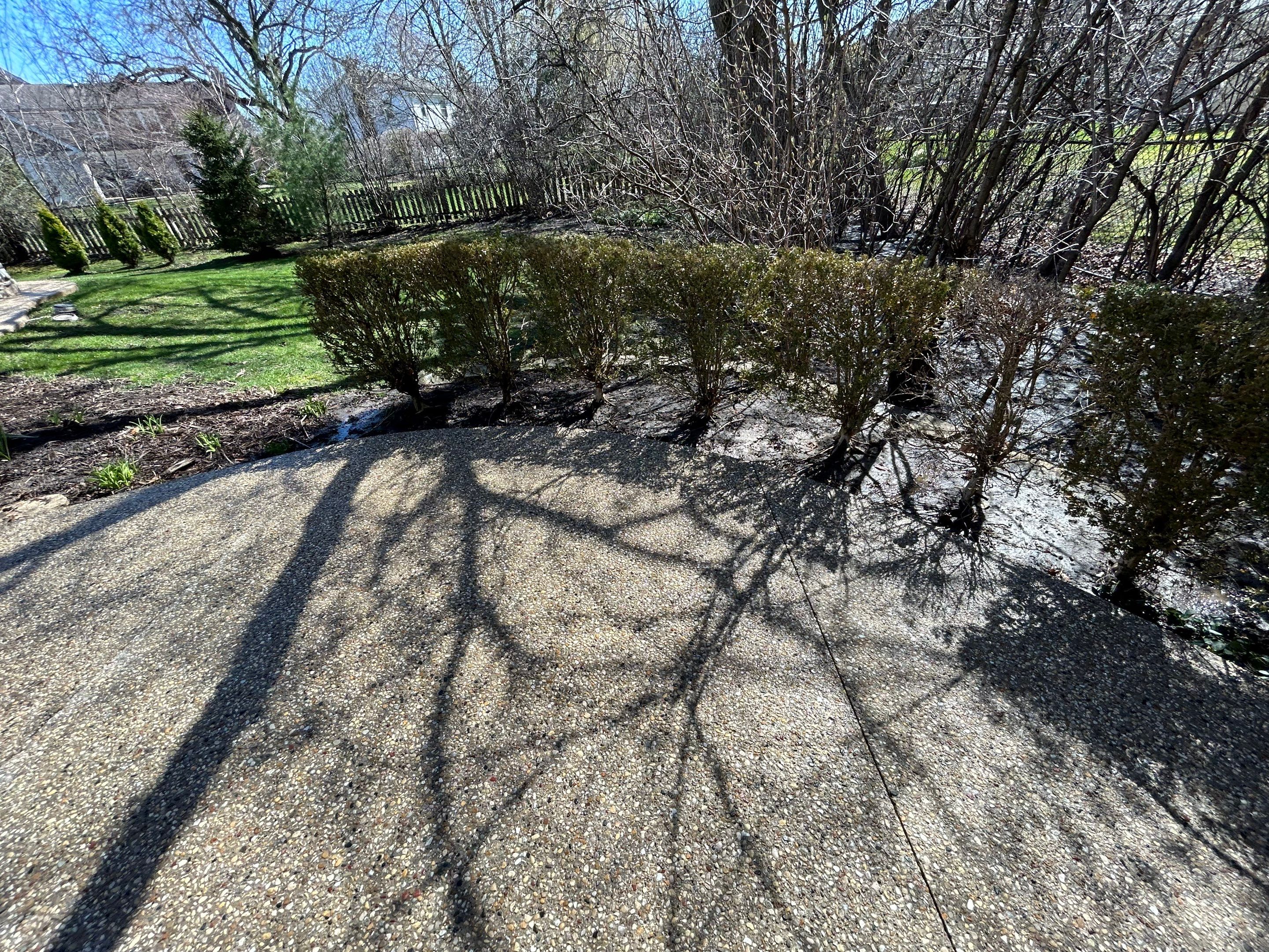 Aggregate Clean and seal using low gloss sealer by Northern Power Washing LLC.