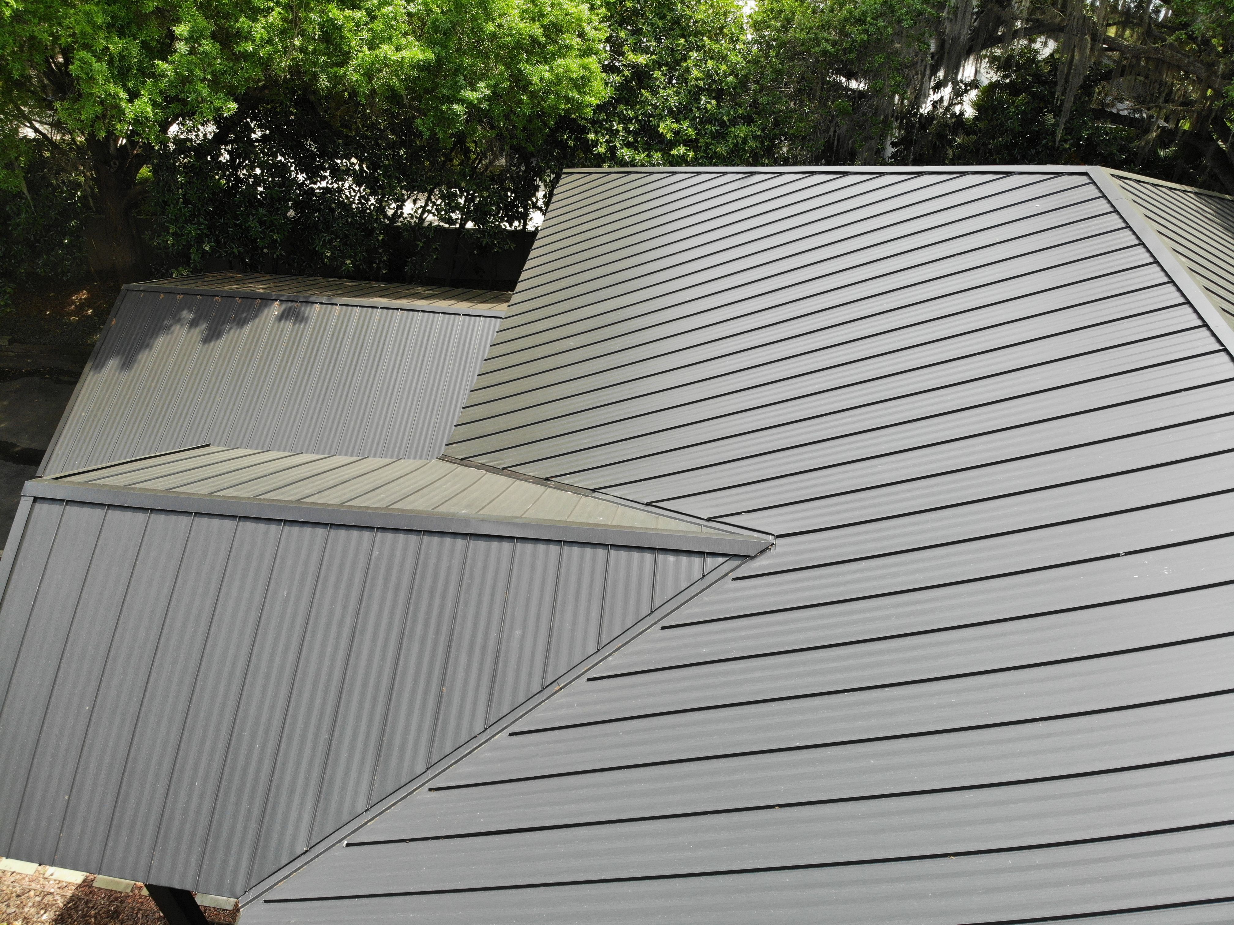 Residential Standing Seam Install in Odessa Florida by International Roofing