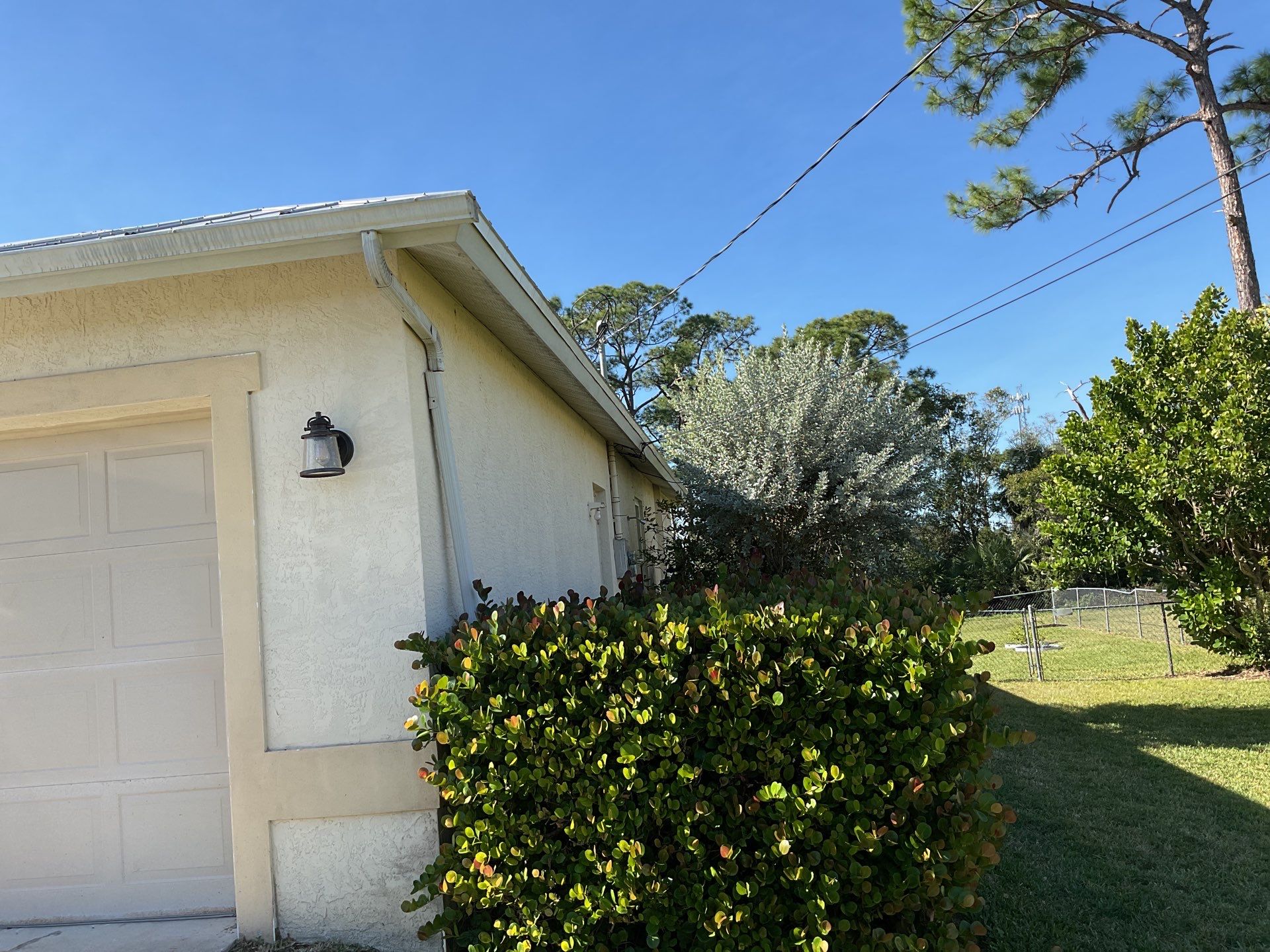 White K-Style Gutters for Modern Homes in North Fort Myers FL by Gutter Professors